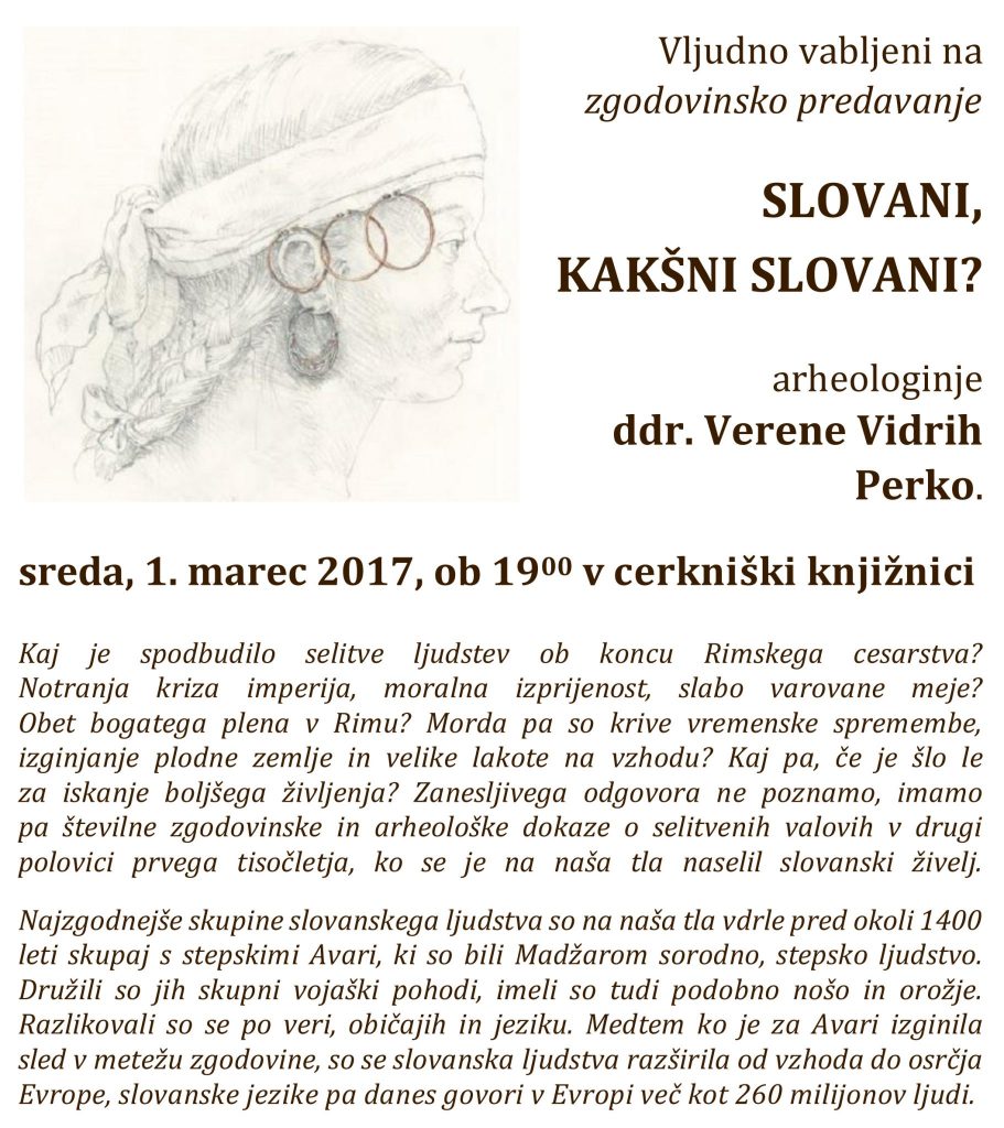 Vabilo 911x1024 - Verena Vidrih Perko: Slovani, kakšni Slovani?