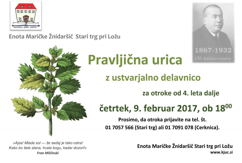 st pravljicna feb copy 1024x691 - Pravljična urica z ustvarjalno delavnico