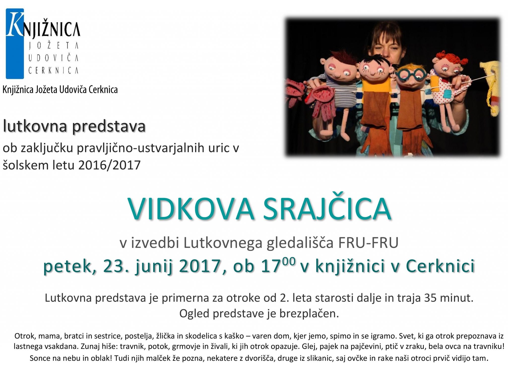 cover 8 - Lutkovna predstava - Vidkova srajčica