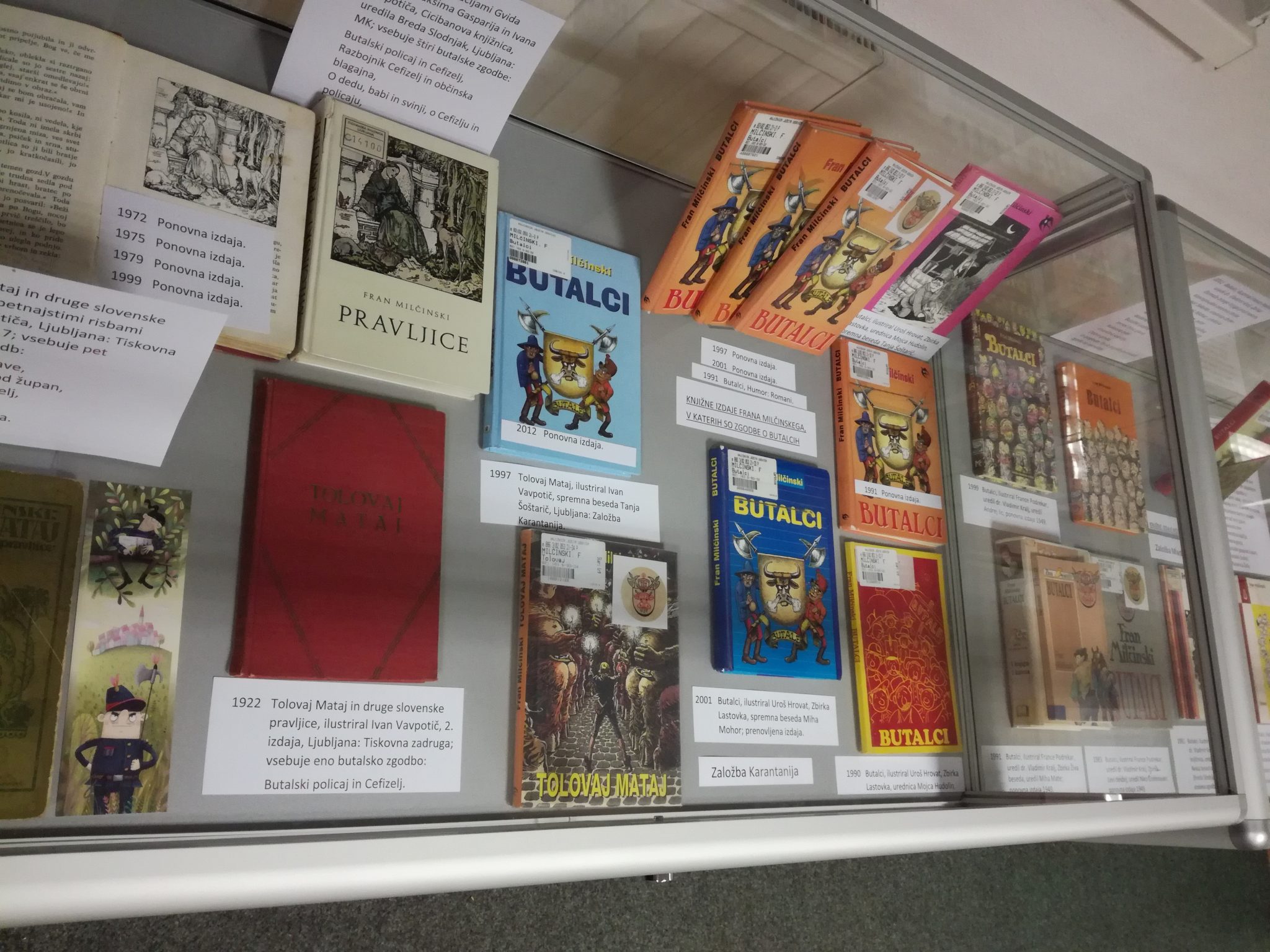 IMG 20170928 194607 - Butalci - razstava knjižnih izdaj ob 150-letnici rojstva Frana Milčinskega