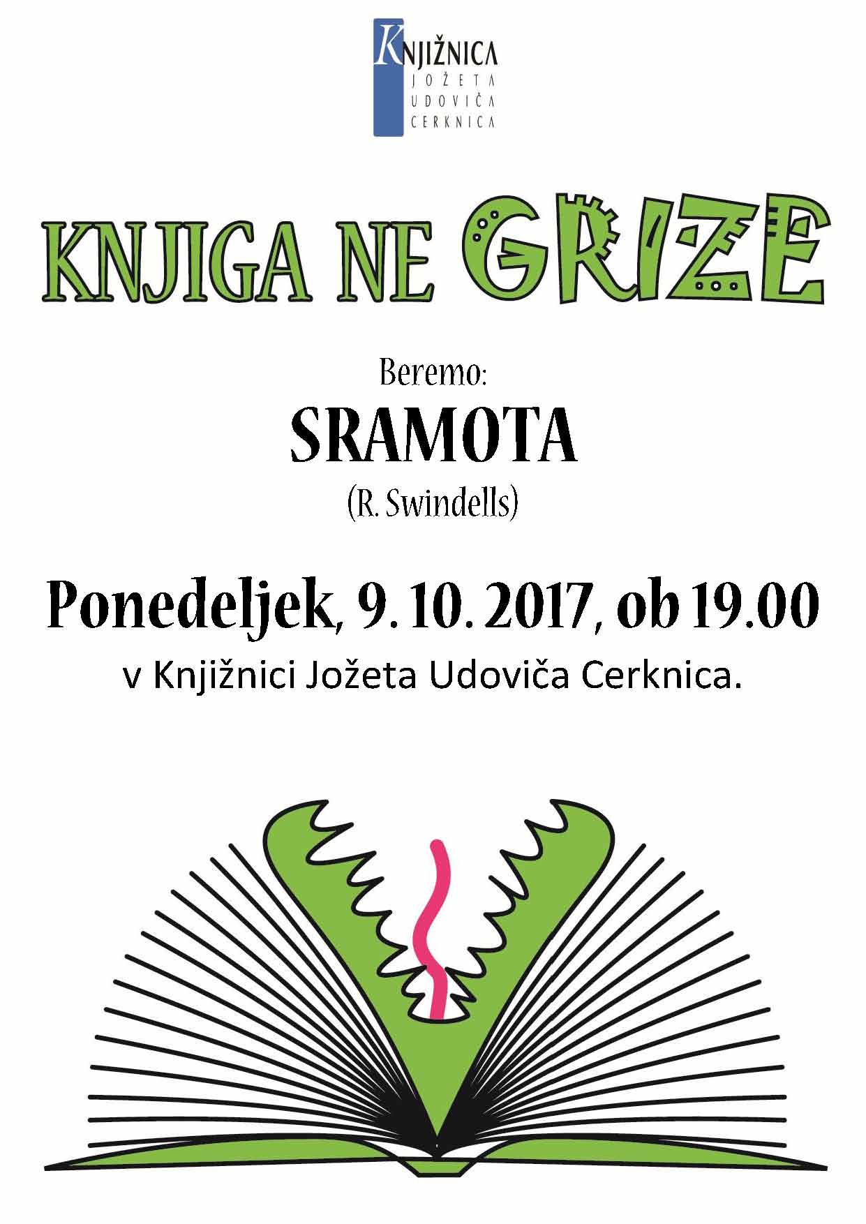 KNJIGA NE GRIZE 9 10 2017 - Dogodki