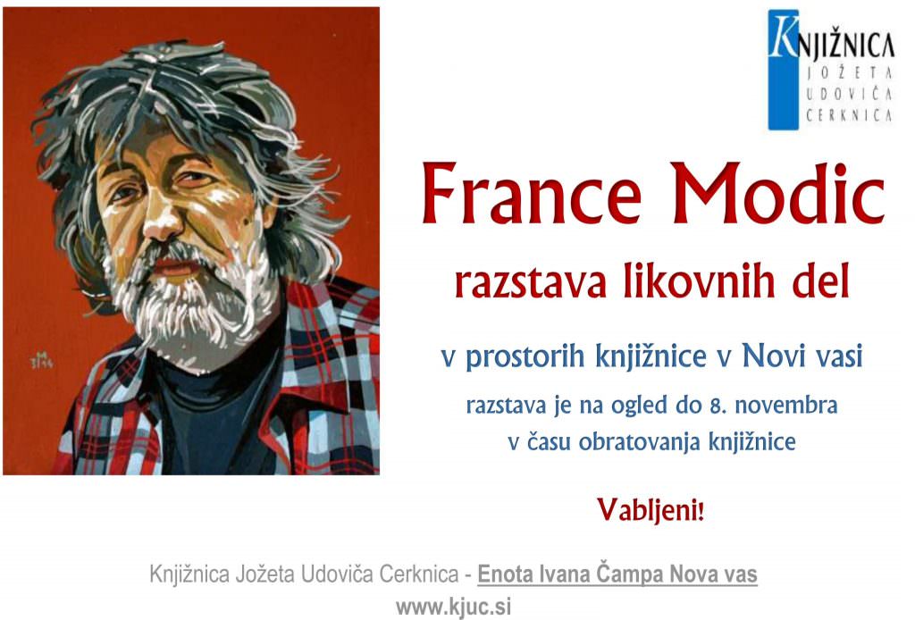 France Modic razstava 1024x694 - France Modic - razstava likovnih del