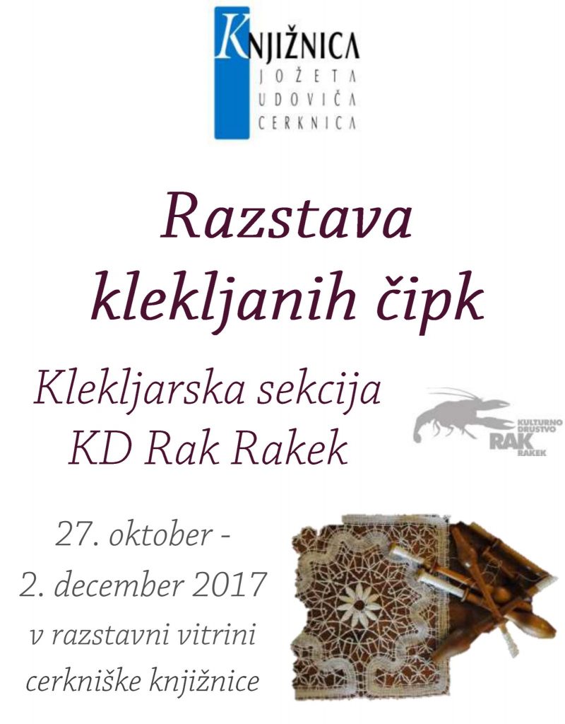 Razstava 800x1024 - Razstava klekljanih čipk - Klekljarska sekcija KD Rak Rakek