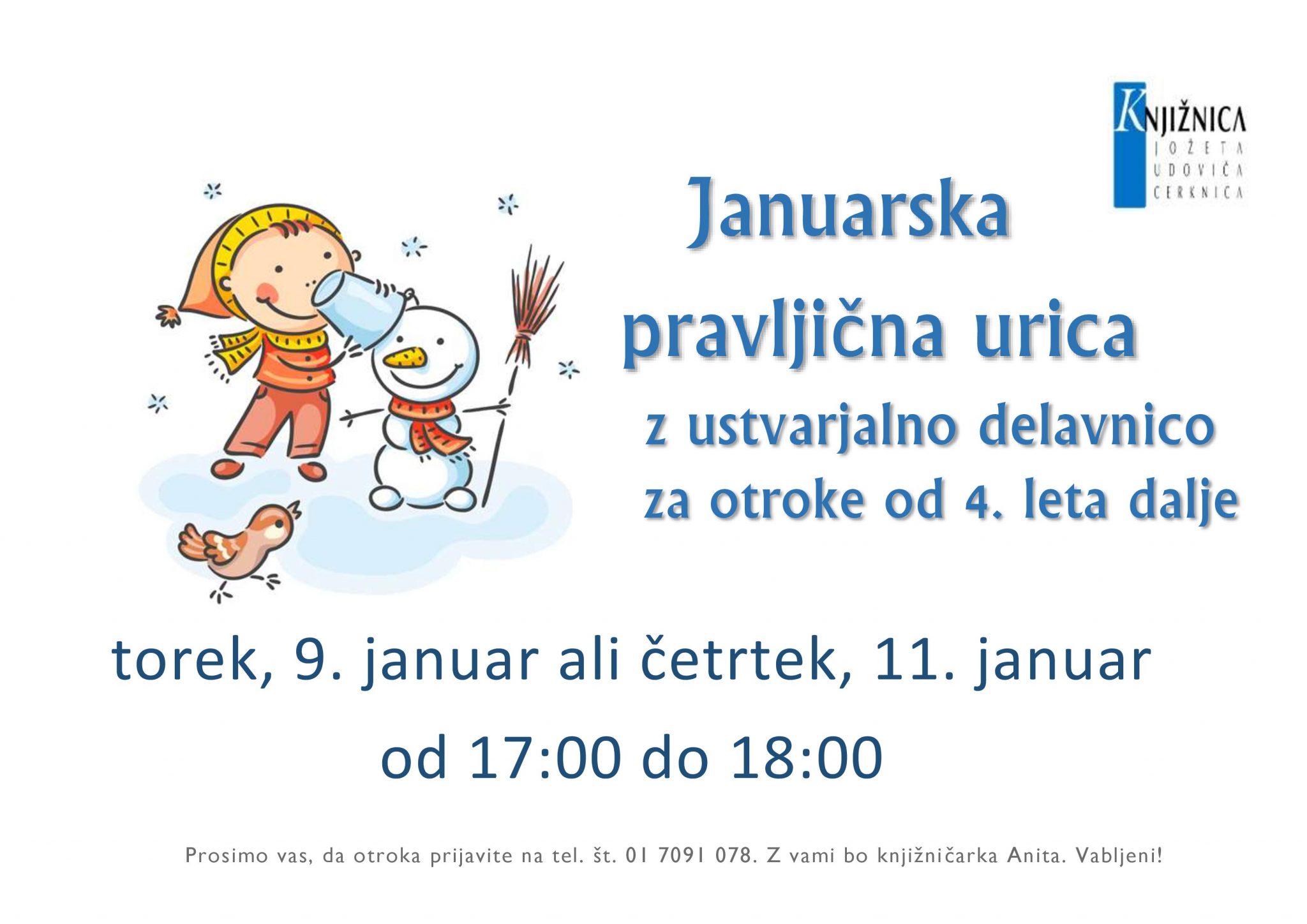 pravljicna page 001 - Januarska pravljična urica z ustvarjalno delavnico za otroke od 4. leta dalje