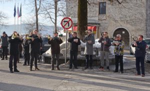 DSC07962 300x182 - Odkritje doprsnega kipa Jožeta Udoviča ob 30-letnici poimenovanja knjižnice