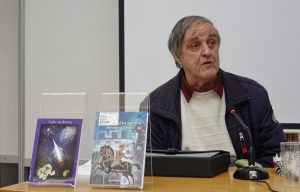 DSC03052 300x192 - Boris Višnovec: Nevarna dežela - predstavitev knjige in projekcija filma Jezero