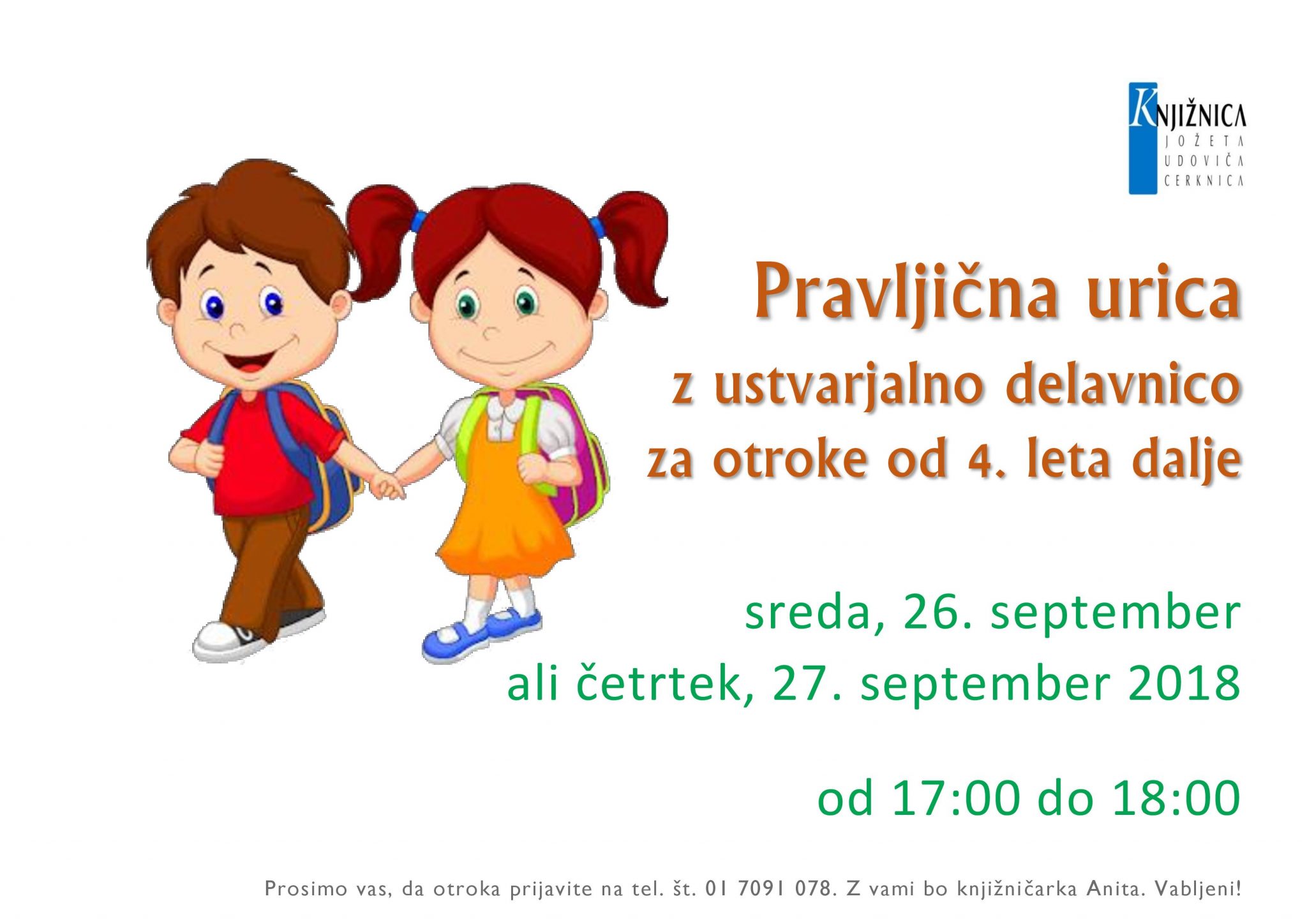 vabilo page 001 - Pravljična urica z ustvarjalno delavnico za otroke od 4. leta dalje