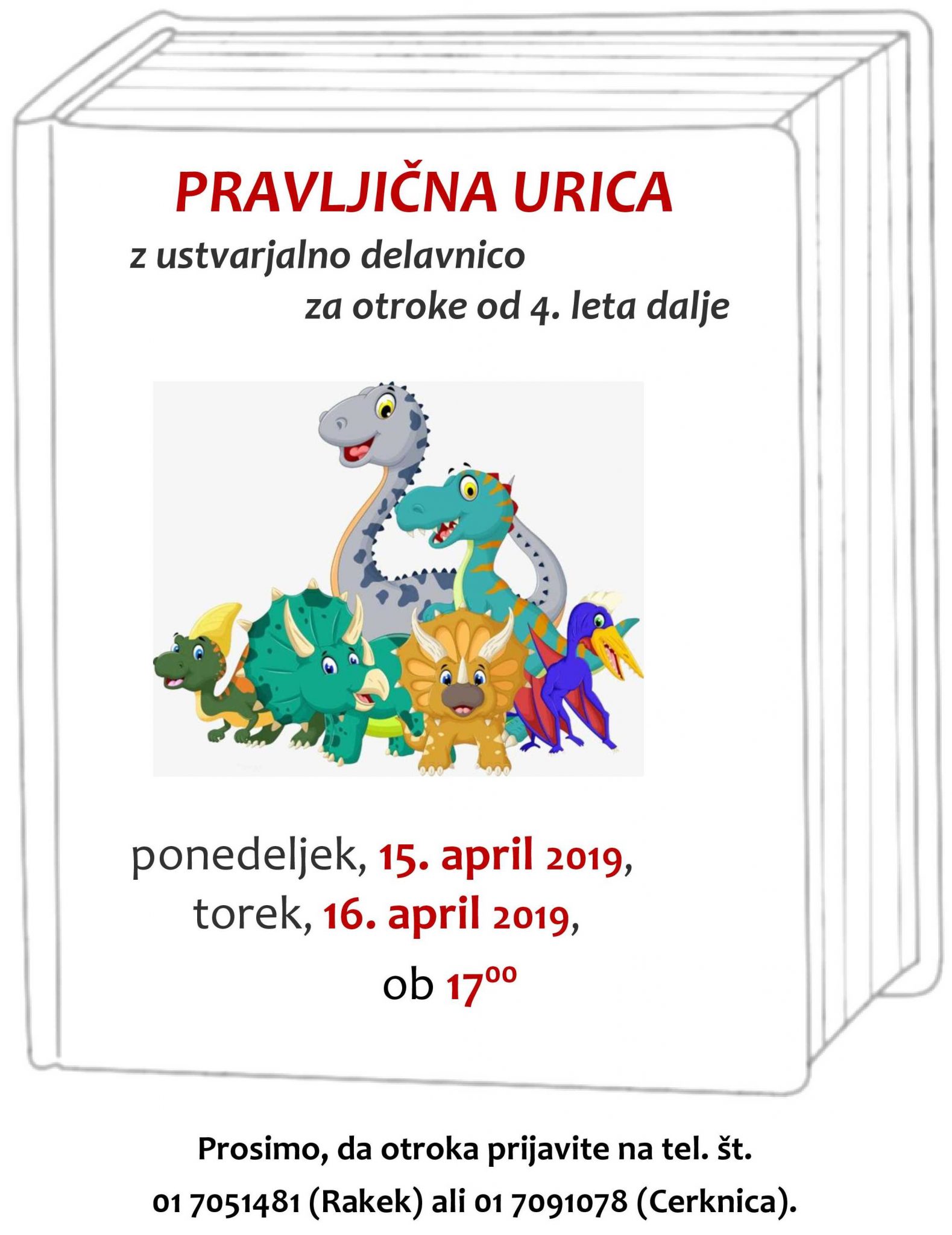 cover 5 - Pravljična urica z ustvarjalno delavnico za otroke od 4. leta dalje – Rakek