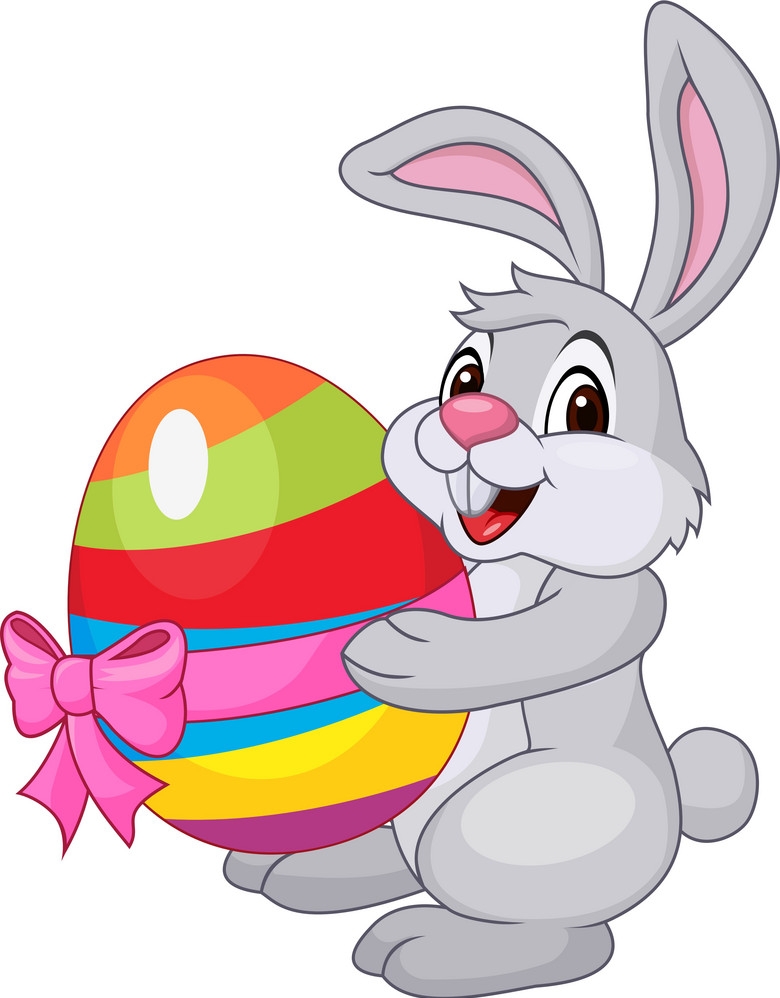 Cute Easter Bunny Cartoon - Dogodki