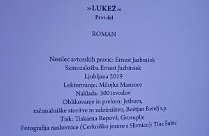 PREDSTAVITEV KNJIGE LUKEŽ PRVI DEL 03 resize 300x196 - Literarno srečanje in predstavitev knjige - Ernest Jazbinšek: Lukež