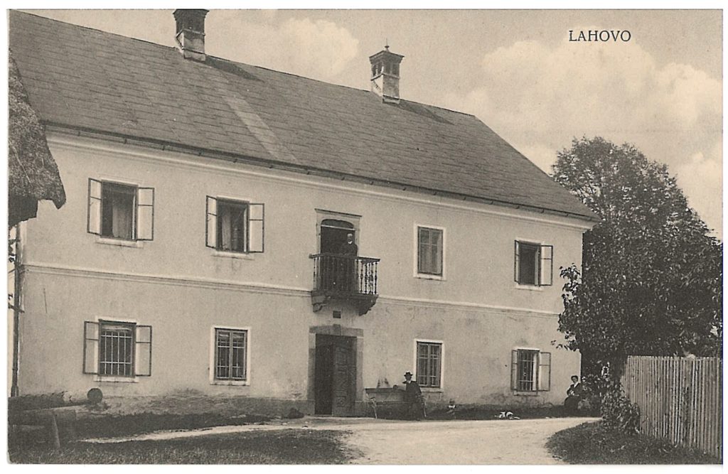 Lahovo nekoč 1024x667 - Lahovo in družina Modic