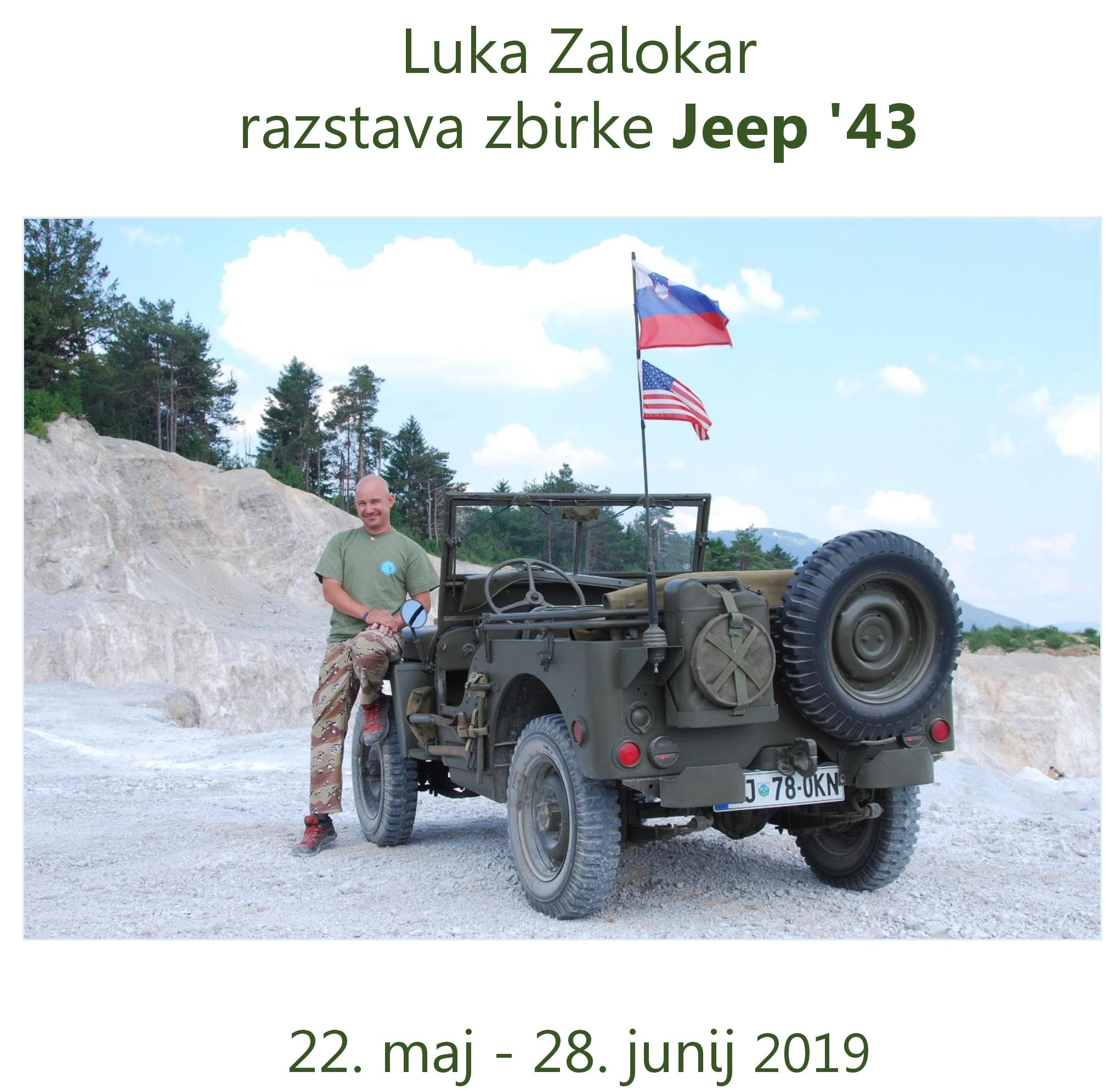 cover 5 - Luka Zalokar - razstava zbirke Jeep '43