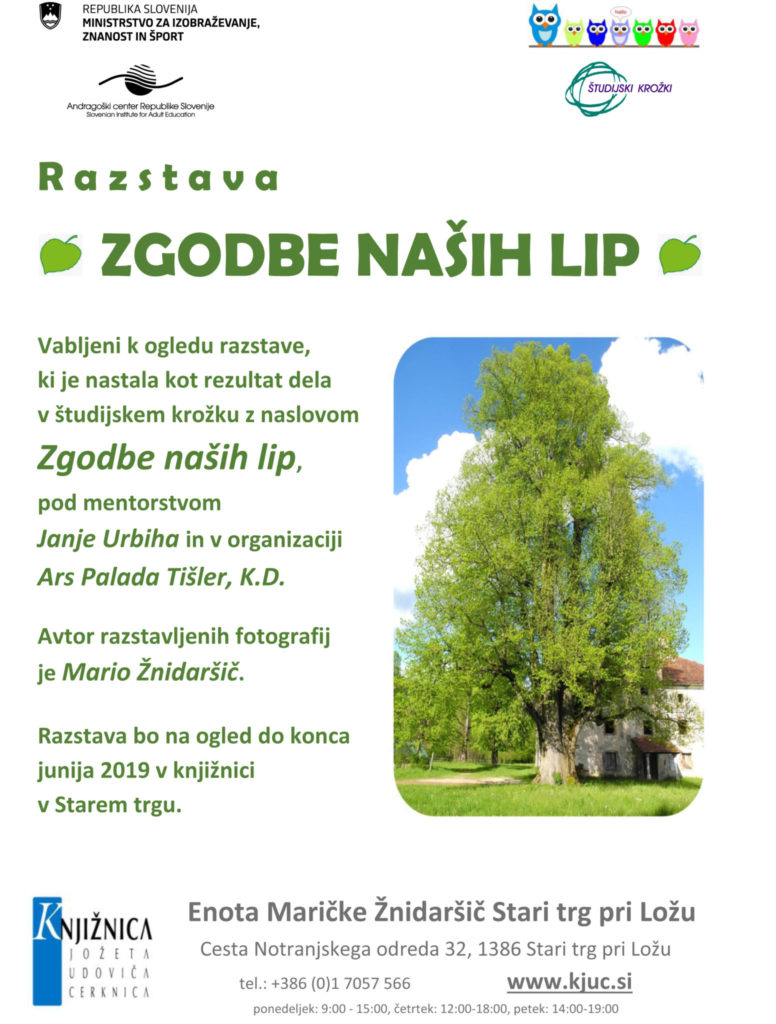 ST lipe razstava 2019 776x1024 - Zgodbe naših lip - razstava del študijskega krožka