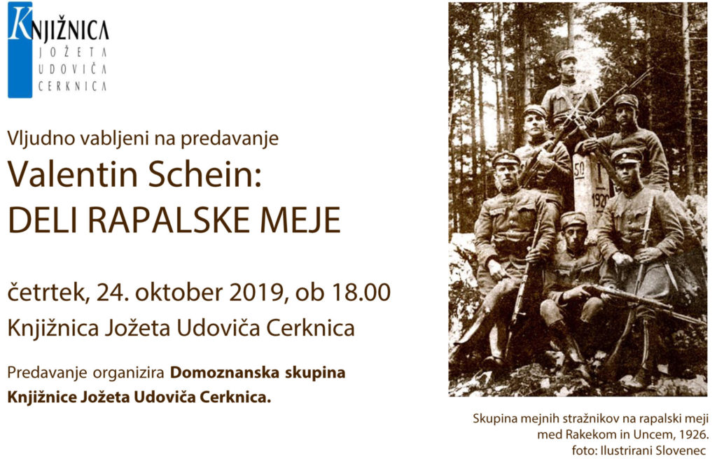 fbVabilo Schein okt 2019 1024x669 - Valentin Schein: Deli rapalske meje - predavanje