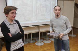 Priročnik za gradnjo gradov Foto Tine Šubic 11 resize 300x197 - Matija Cipurić: odprtje razstave ilustracij za magistrsko delo Priročnik za gradnjo in prezidavo gradov in utrdb