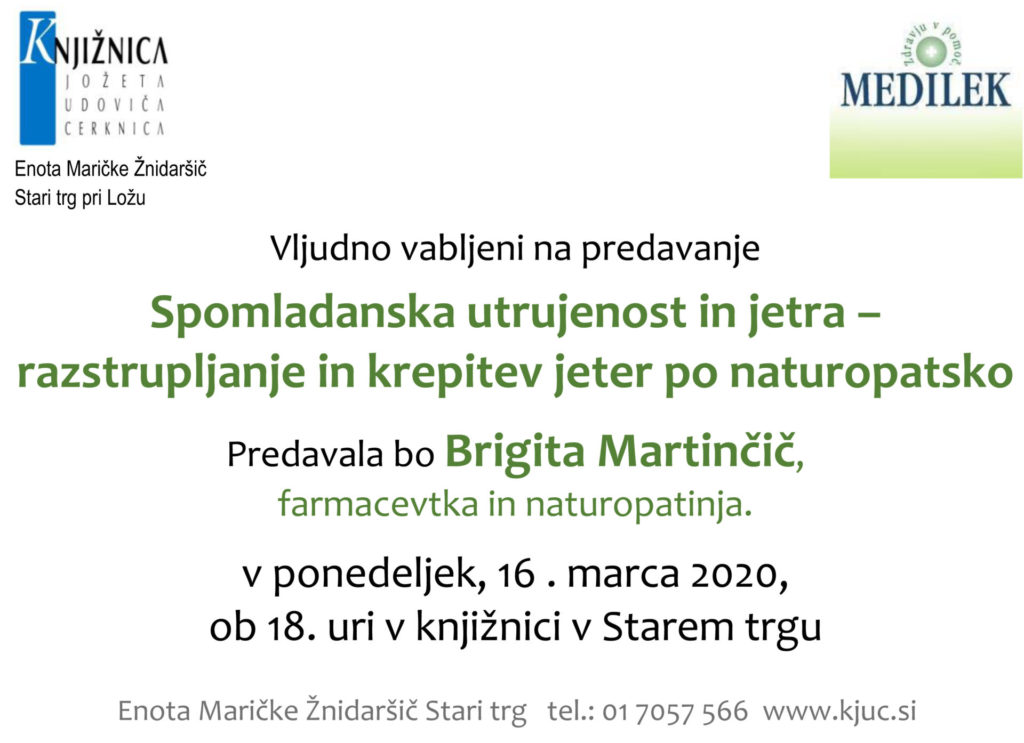 Brigita 1024x743 - ODPOVEDANO – Brigita Martinčič: Spomladanska utrujenost in jetra – razstrupljanje in krepitev jeter po naturopatsko