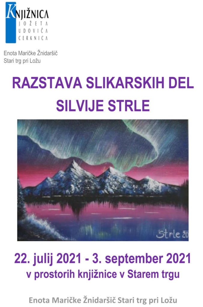 silvija 677x1024 - Silvija Strle - razstava slikarskih del