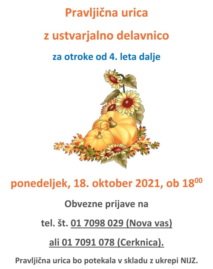 cover 1 813x1024 - Pravljična urica z ustvarjalno delavnico za otroke od 4. leta dalje – Nova vas