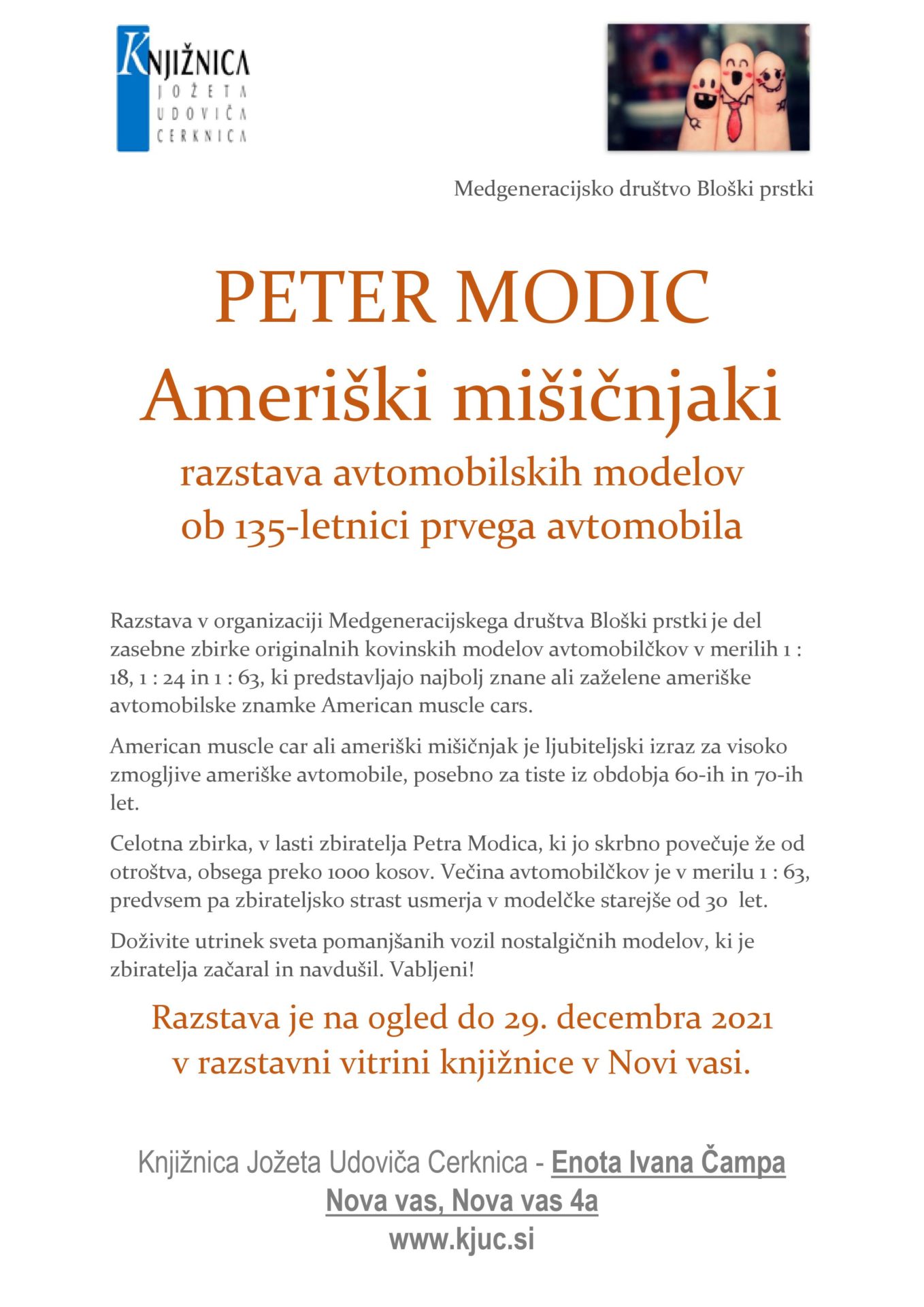 0001 - Peter Modic: Ameriški mišičnjaki - razstava avtomobilskih modelov ob 135-letnici prvega avtomobila
