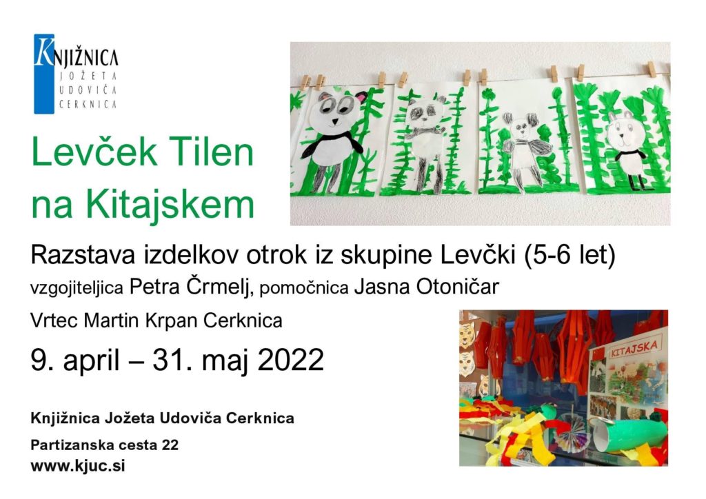 Levcek Tilen page 001 1024x724 - Levček Tilen na Kitajskem - razstava izdelkov otrok iz skupine Levčki (5-6 let)