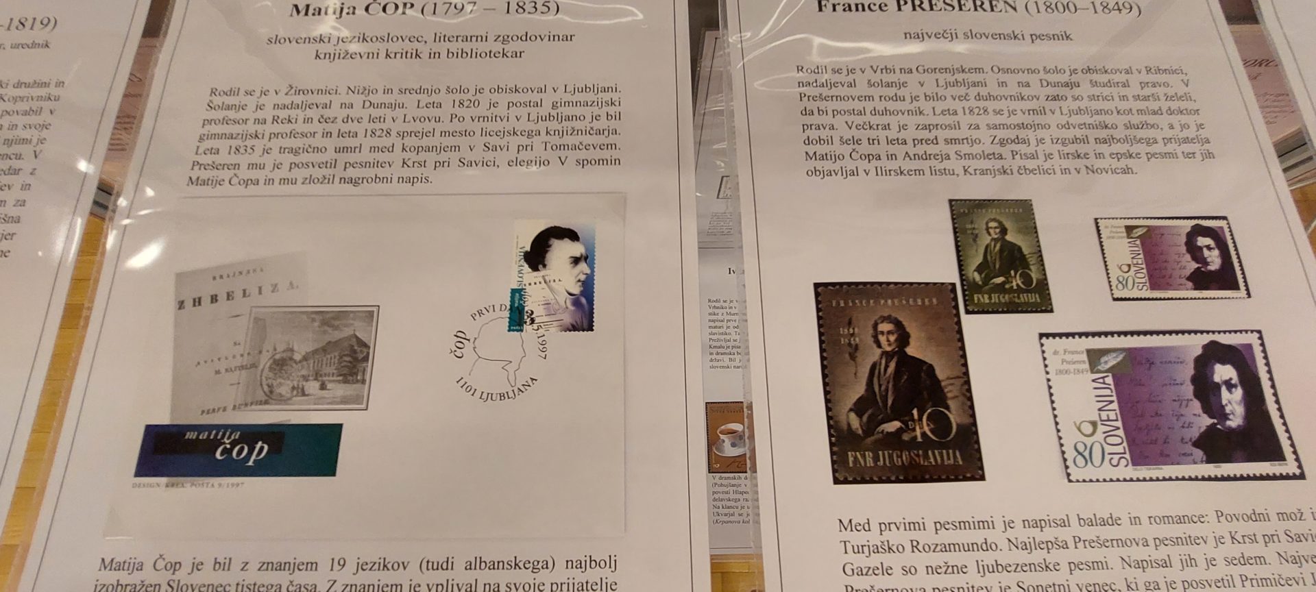 20220524 182640 - Literatura na znamkah - razstava znamk iz zbirke Marinke Cempre Turk