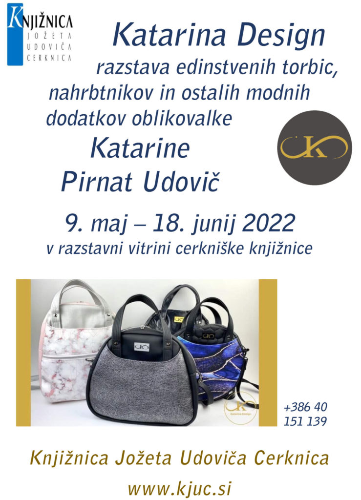 Katarina 739x1024 - Katarina Design - razstava edinstvenih torbic, nahrbtnikov in ostalih modnih dodatkov oblikovalke Katarine Pirnat Udovič