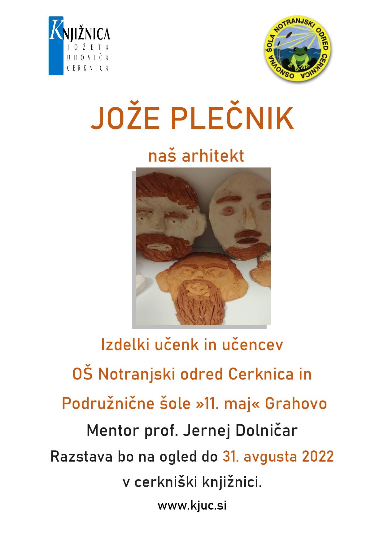 JOZE PLECNIK. vabilo page 001 2 - Jože Plečnik - naš arhitekt