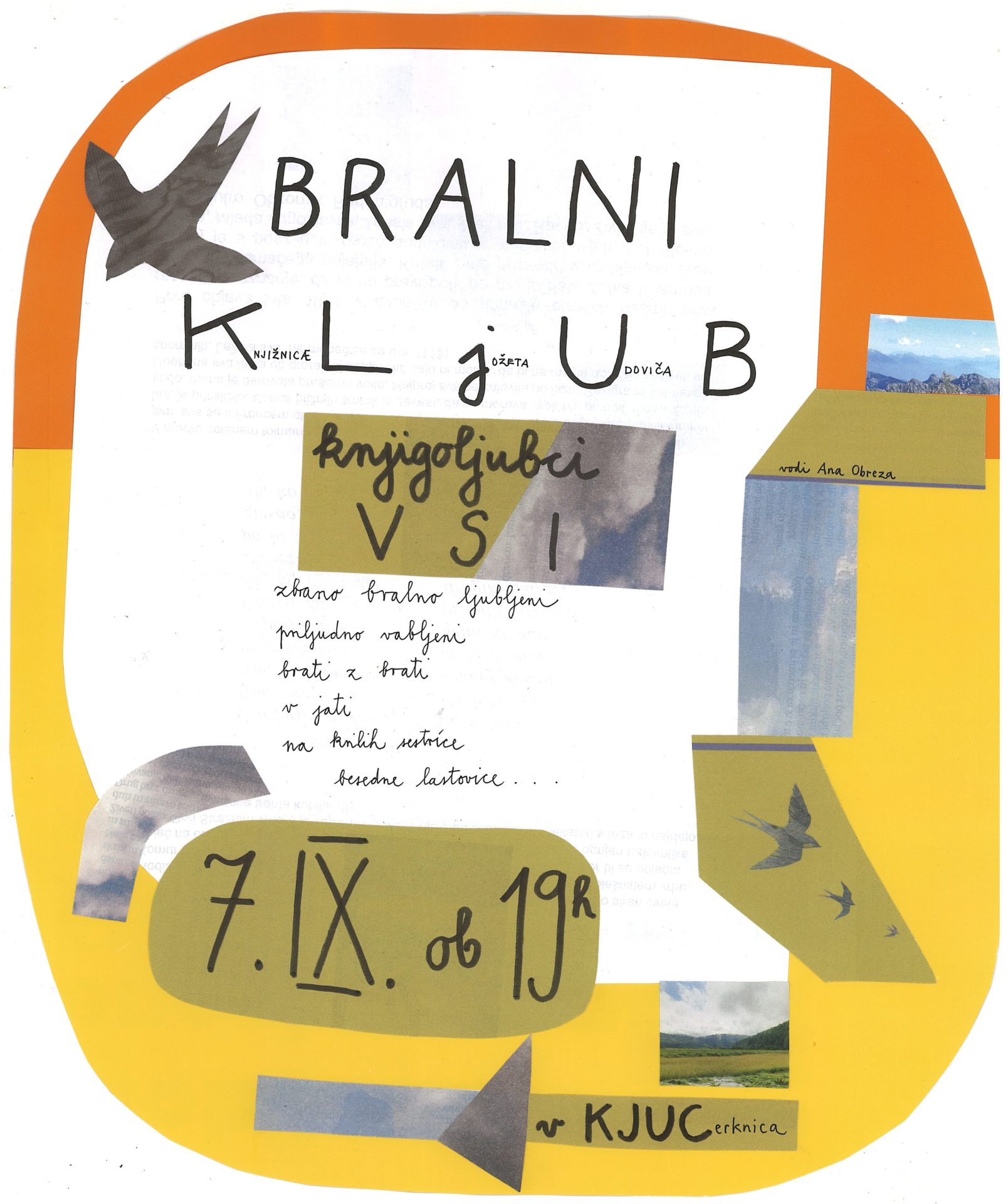 Bralni klub sept 2022 - Dogodki