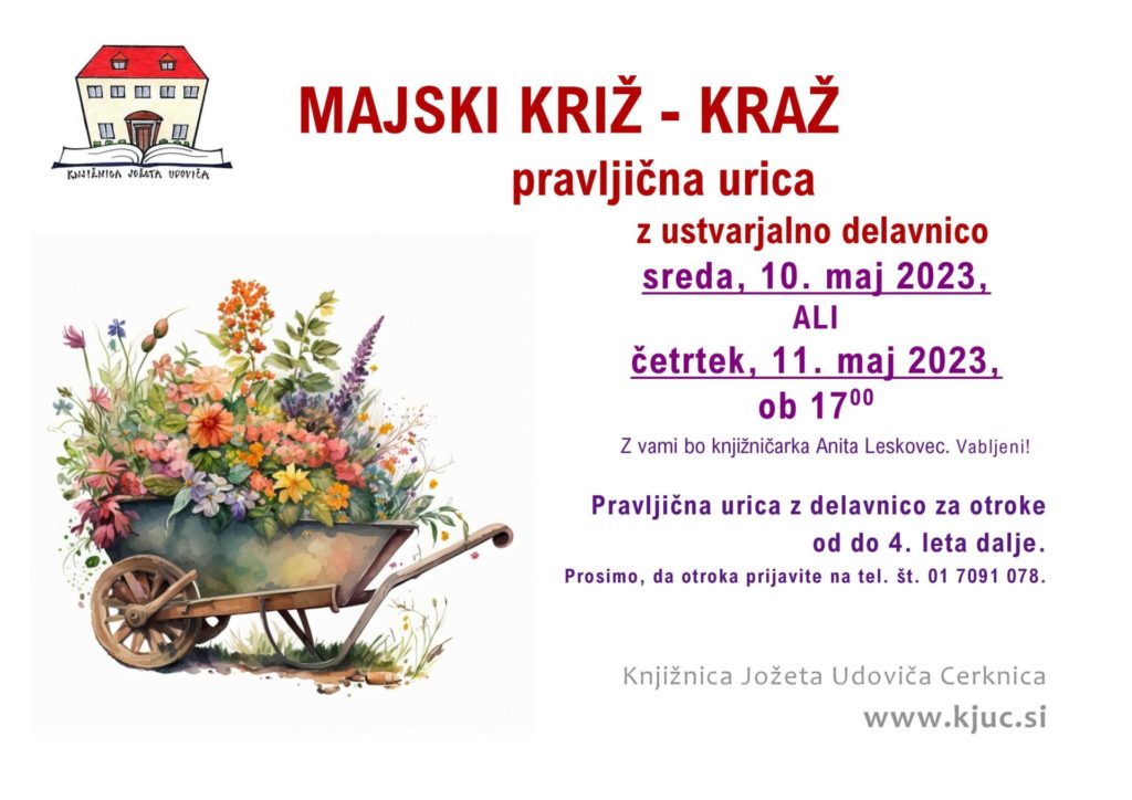 maj 2023 page 001 1024x724 - Majski križ-kraž - pravljična urica  z ustvarjalno delavnico