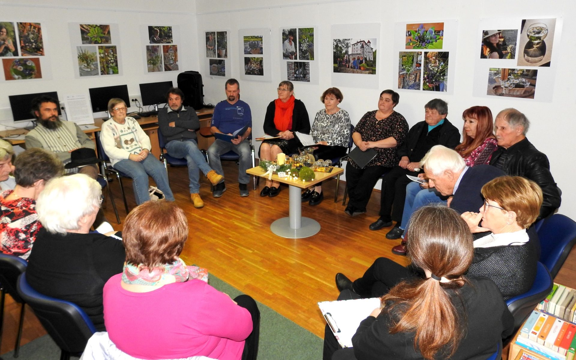 Na pragu zime1 - Na pragu zime - literarni večer posvečen pesnikoma Aleksandri in Leopoldu Turšiču