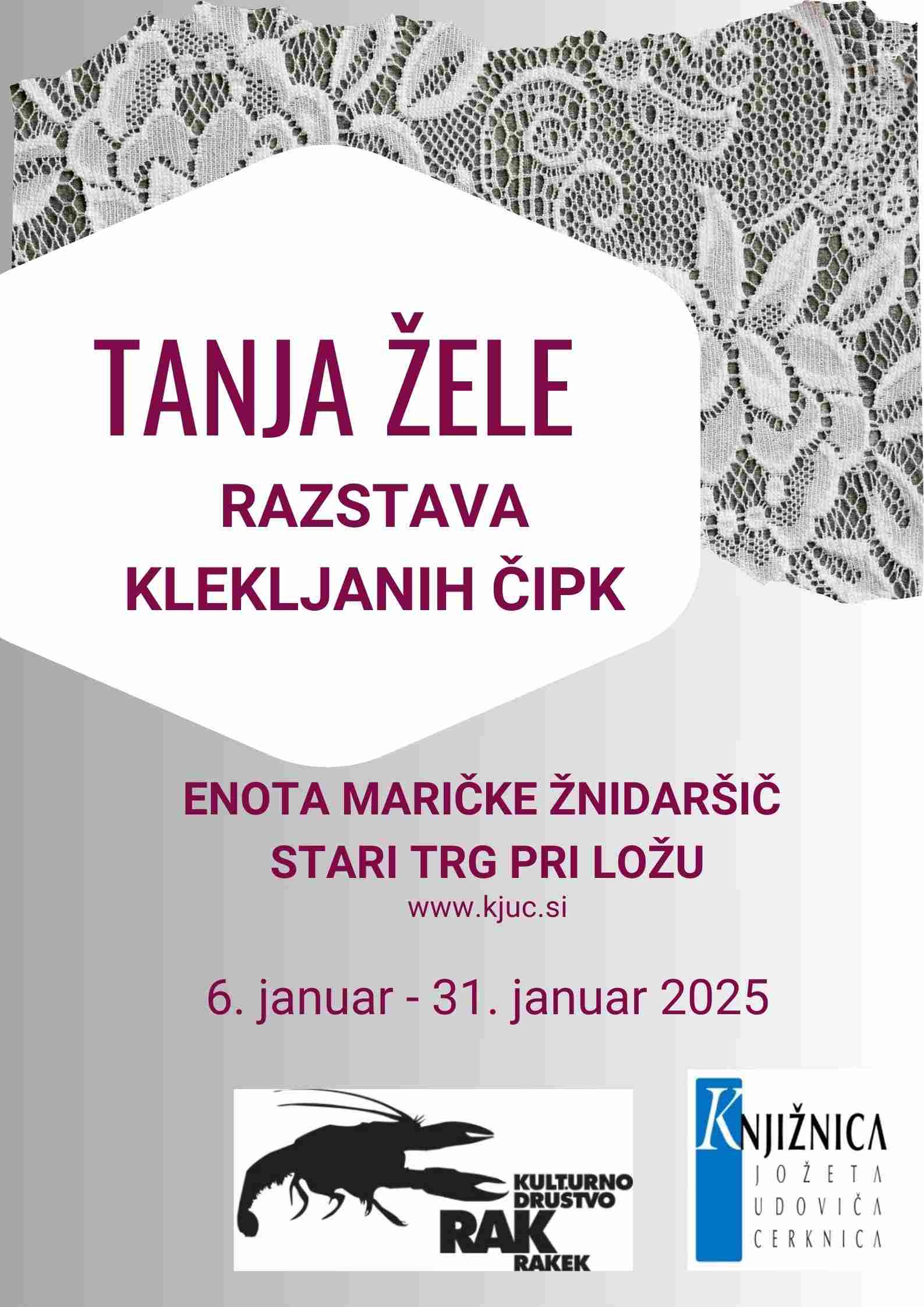 TANJA ZELE - Dogodki