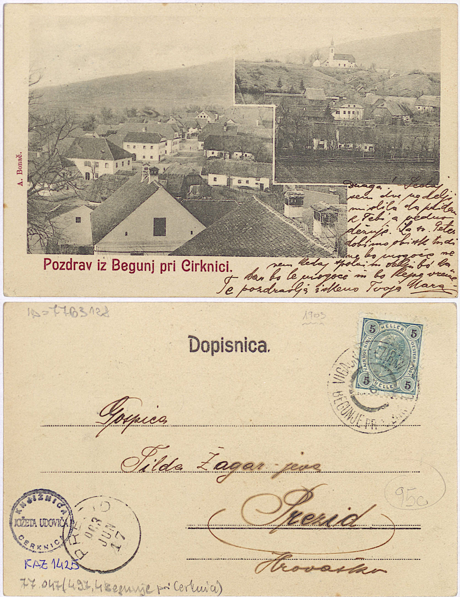 Begunje 1903 0615 7763128 1425 1 - Begunje pri Cerknici