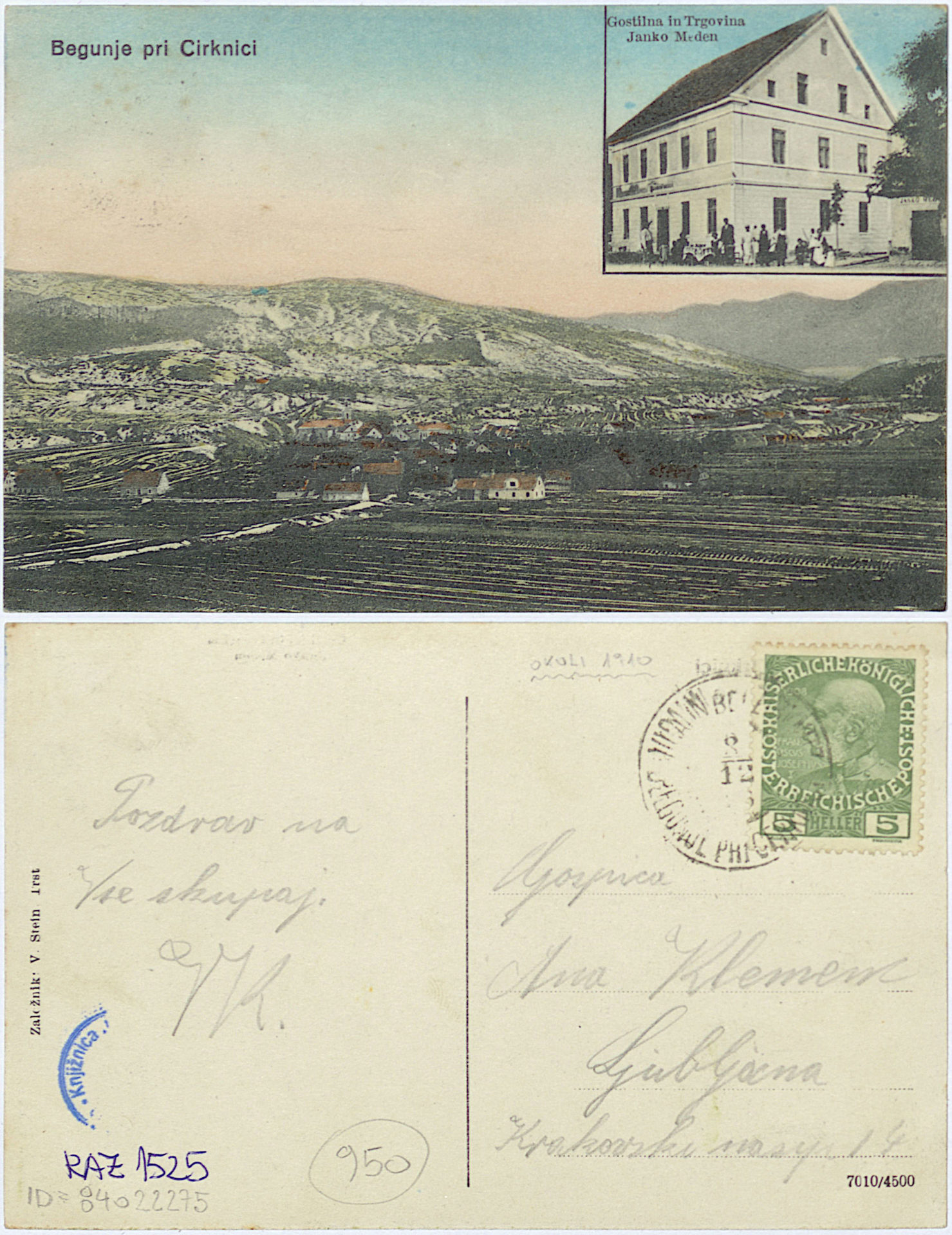 Begunje 1913 1208 84022275 1525 1 - Begunje pri Cerknici
