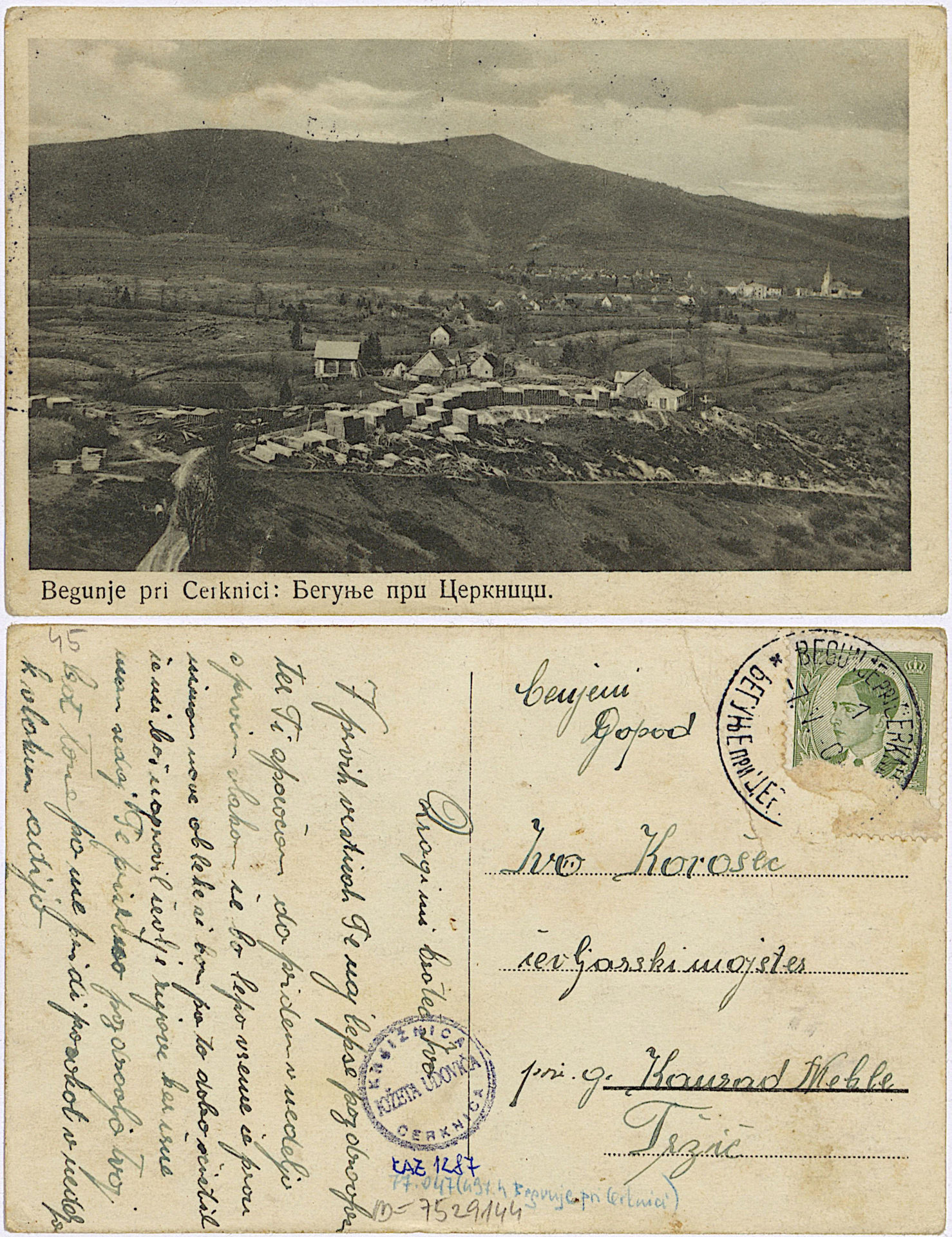 Begunje 1932 0000 7529144 1287 1 - Begunje pri Cerknici