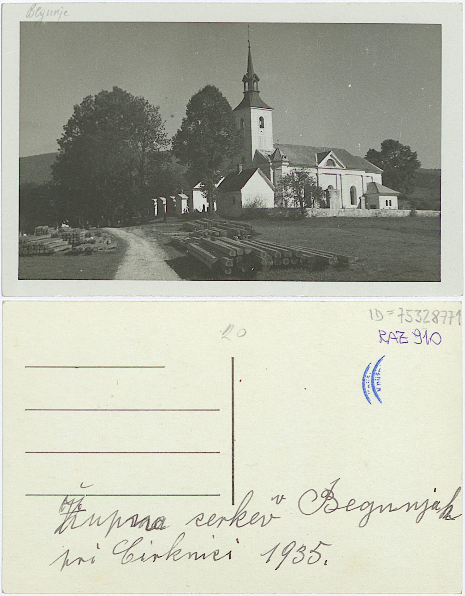 Begunje 1935 75328771 0910 1 - Begunje pri Cerknici