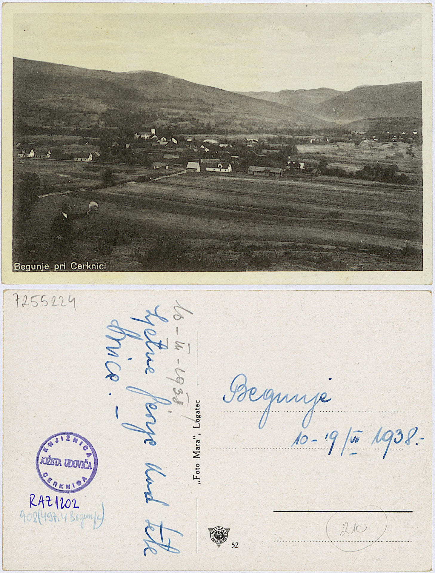 Begunje 1938 0610 7255224 1202 1 - Begunje pri Cerknici