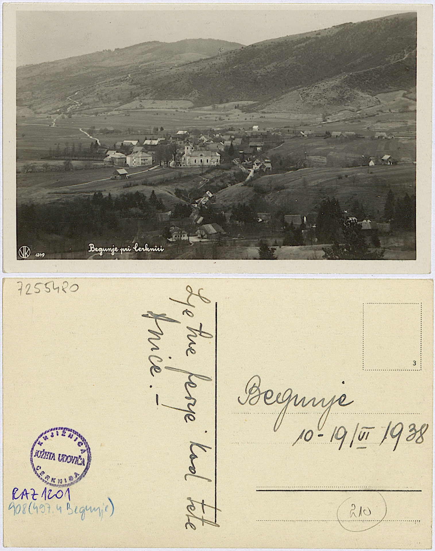 Begunje 1938 0610 7255480 1201 1 - Begunje pri Cerknici