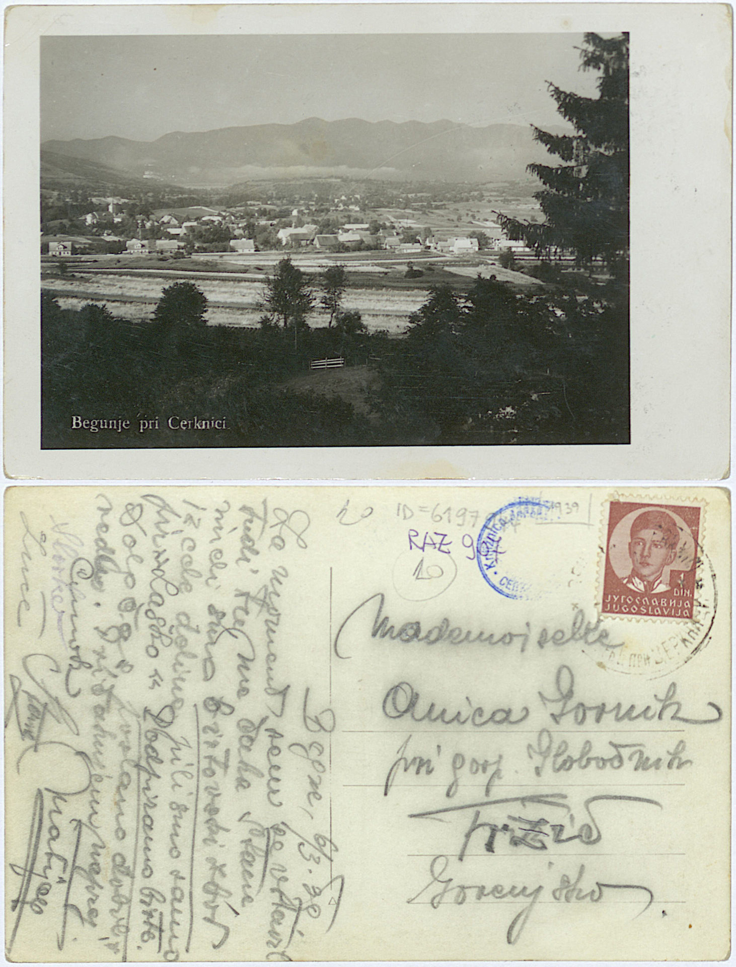 Begunje 1939 0306 6197944 0907 1 - Begunje pri Cerknici