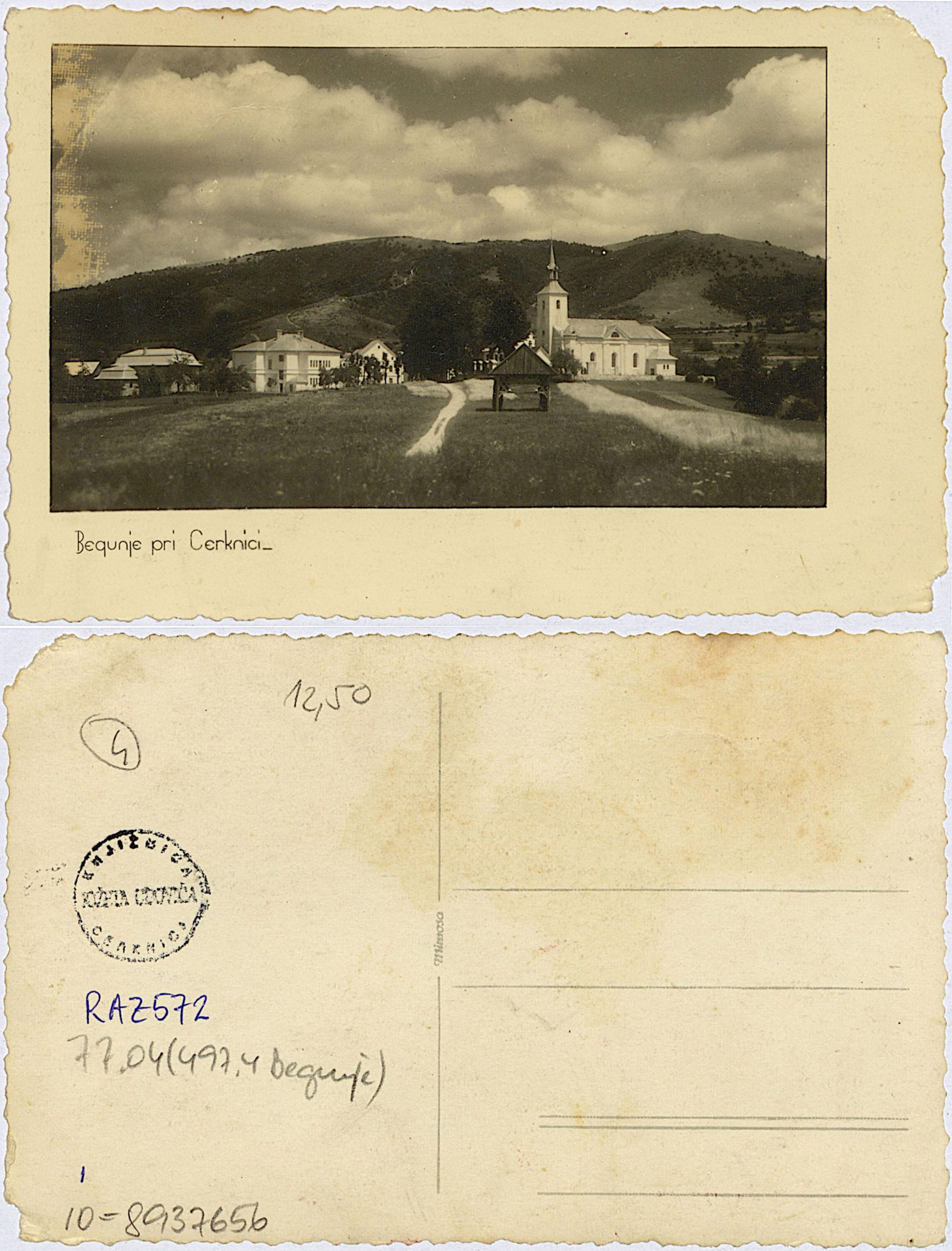 Begunje 1940 0000 8937656 0572 1 - Begunje pri Cerknici