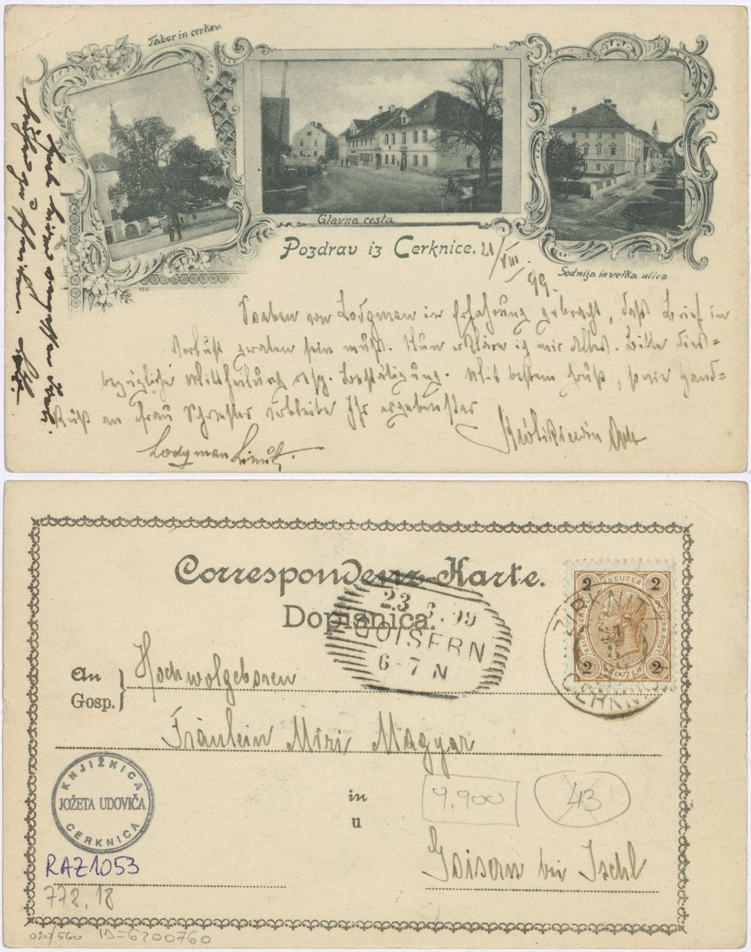 Cerknica 1899 0821 6200760 1053 - Cerknica