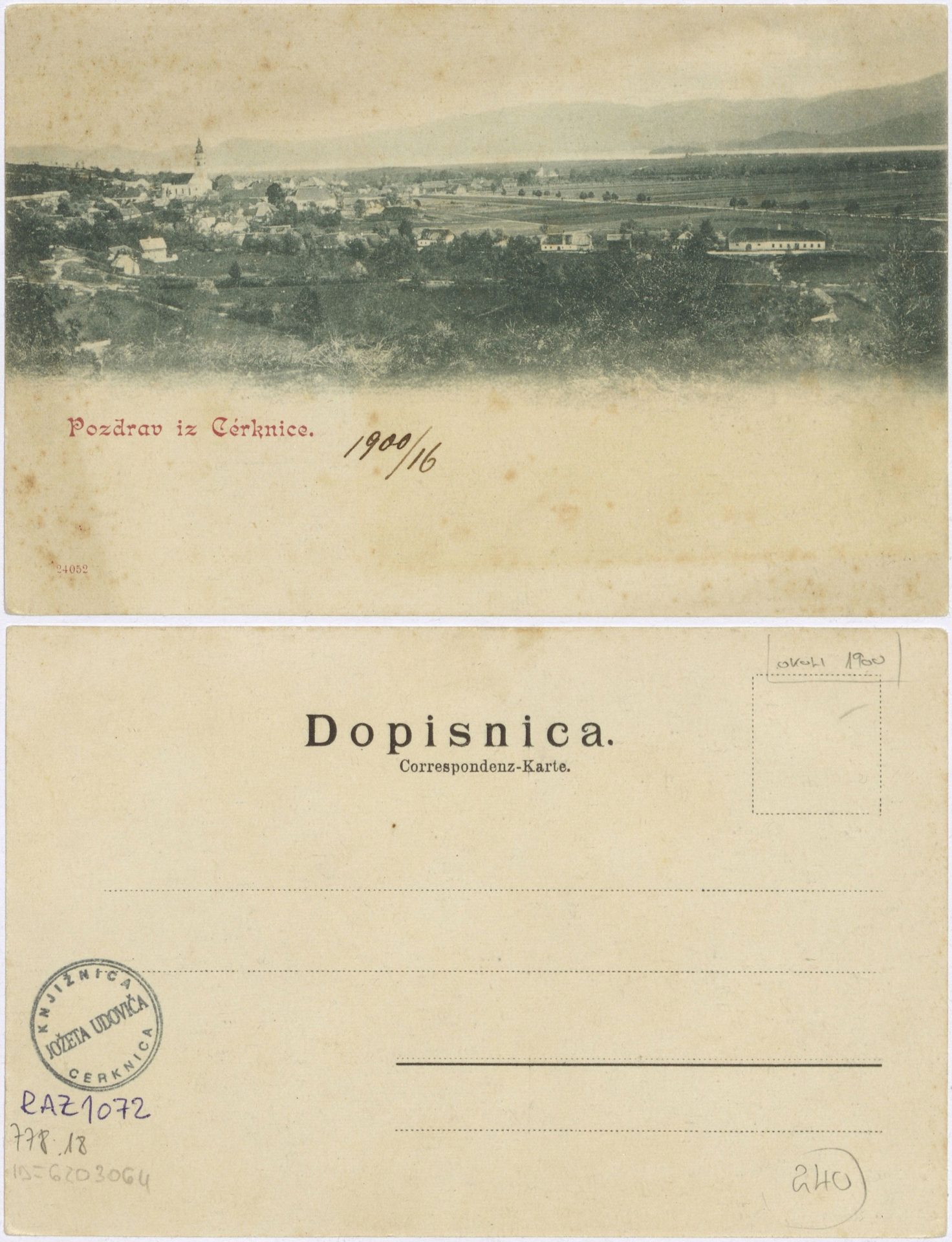 Cerknica 1900 0000 6203064 1072 - Cerknica