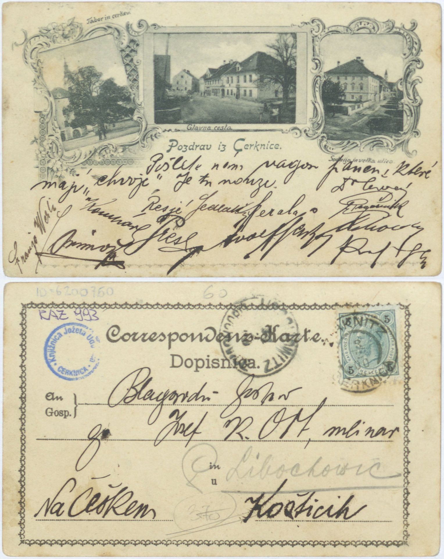 Cerknica 1900 0208 6200760 0993 - Cerknica