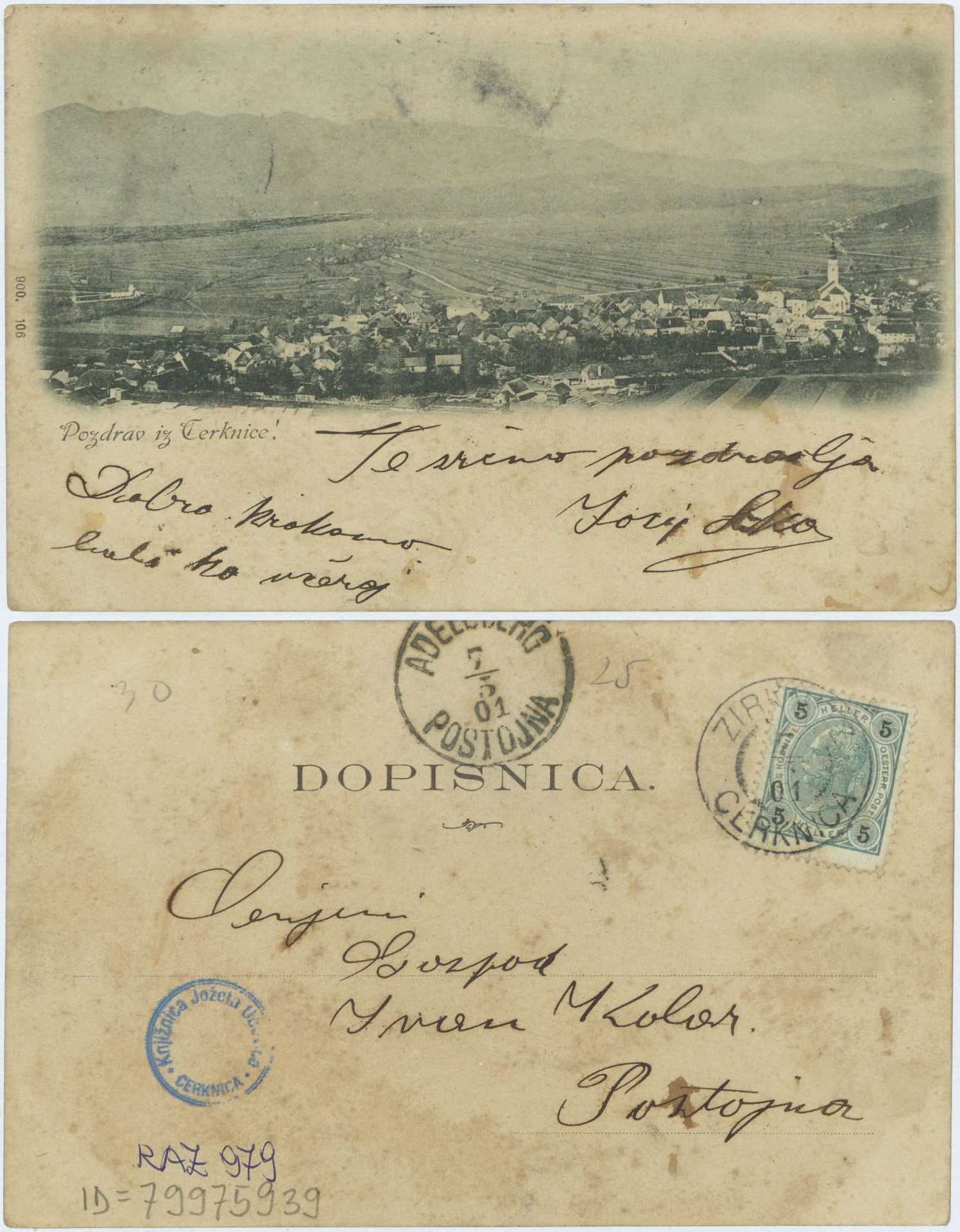 Cerknica 1901 0507 79975939 0979 - Cerknica