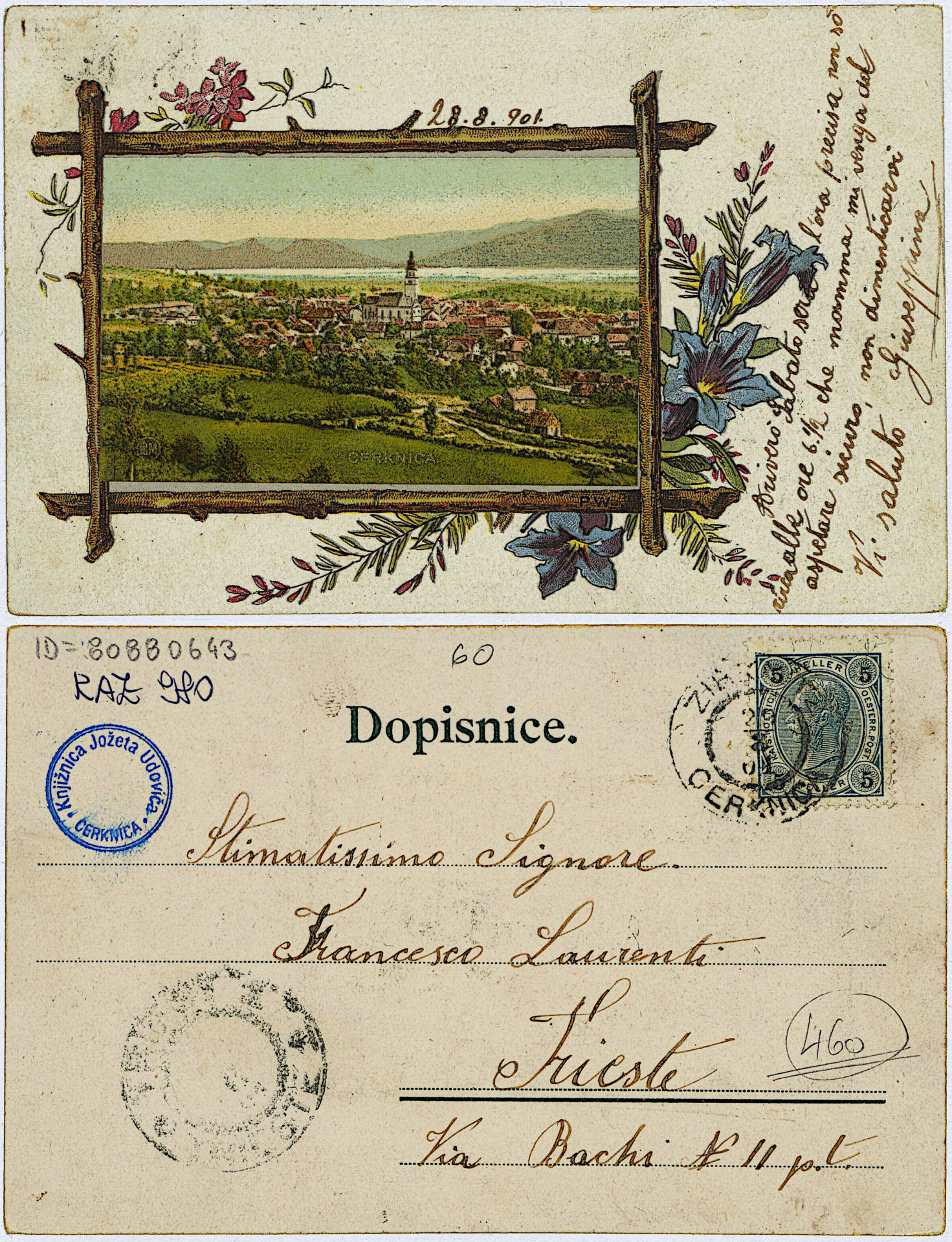 Cerknica 1901 0829 80880643 0980 - Cerknica