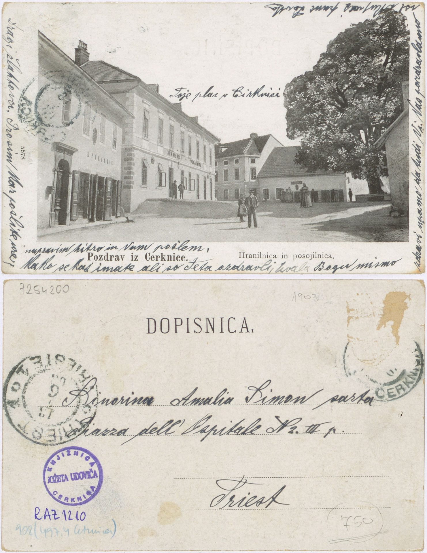 Cerknica 1903 0618 7254200 1210 - Cerknica