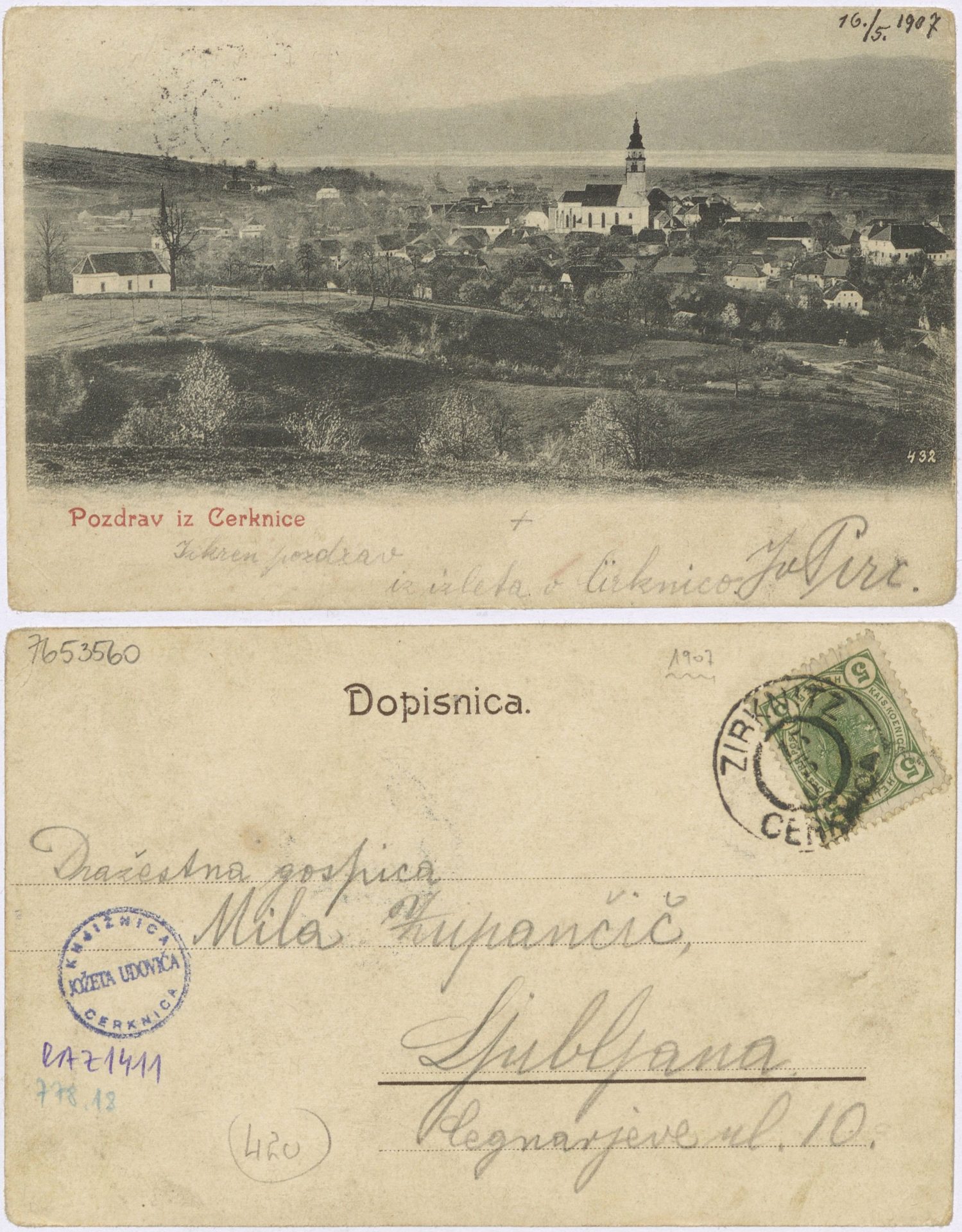 Cerknica 1907 0516 7653560 1411 - Cerknica