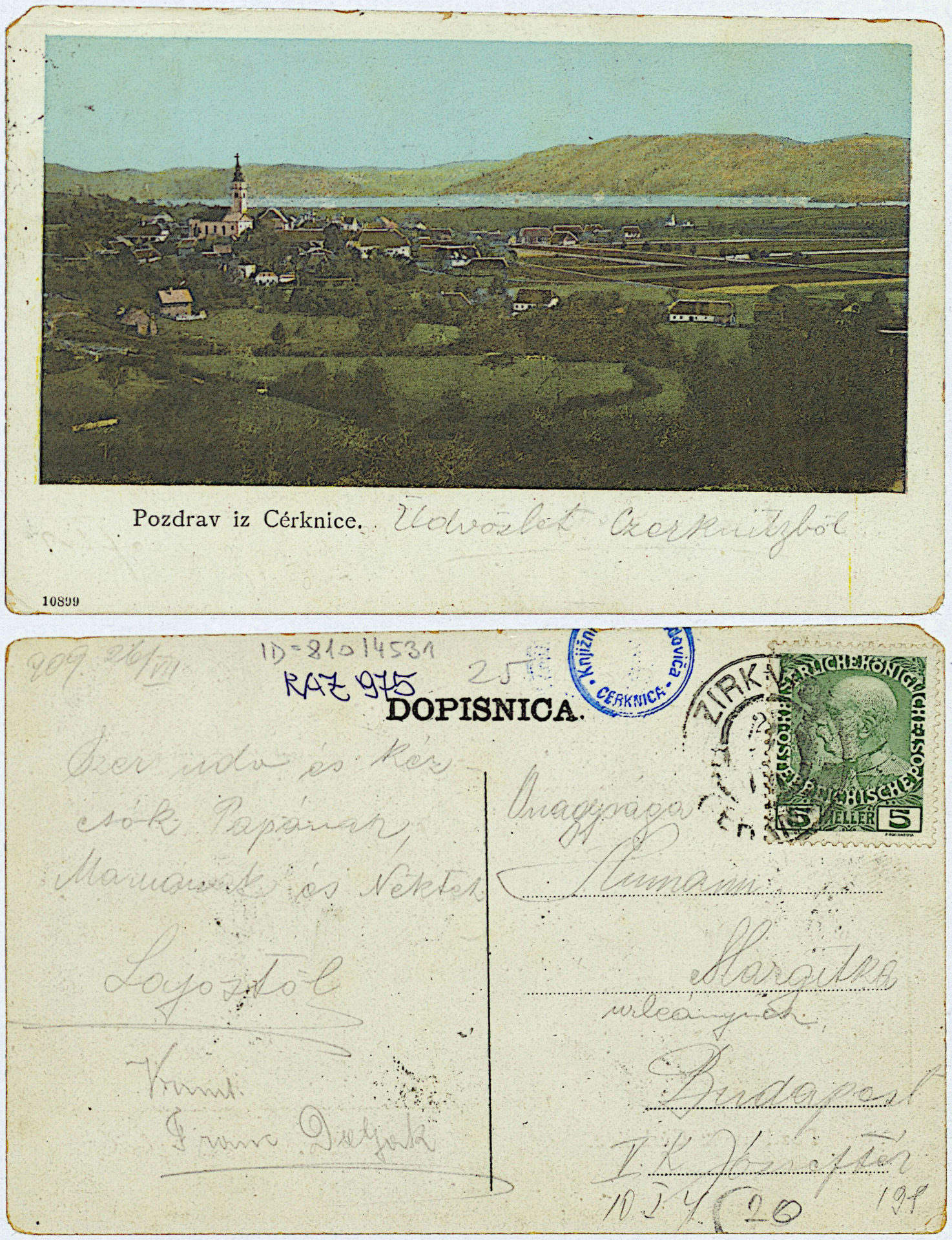 Cerknica 1909 0726 81014531 0975 - Cerknica