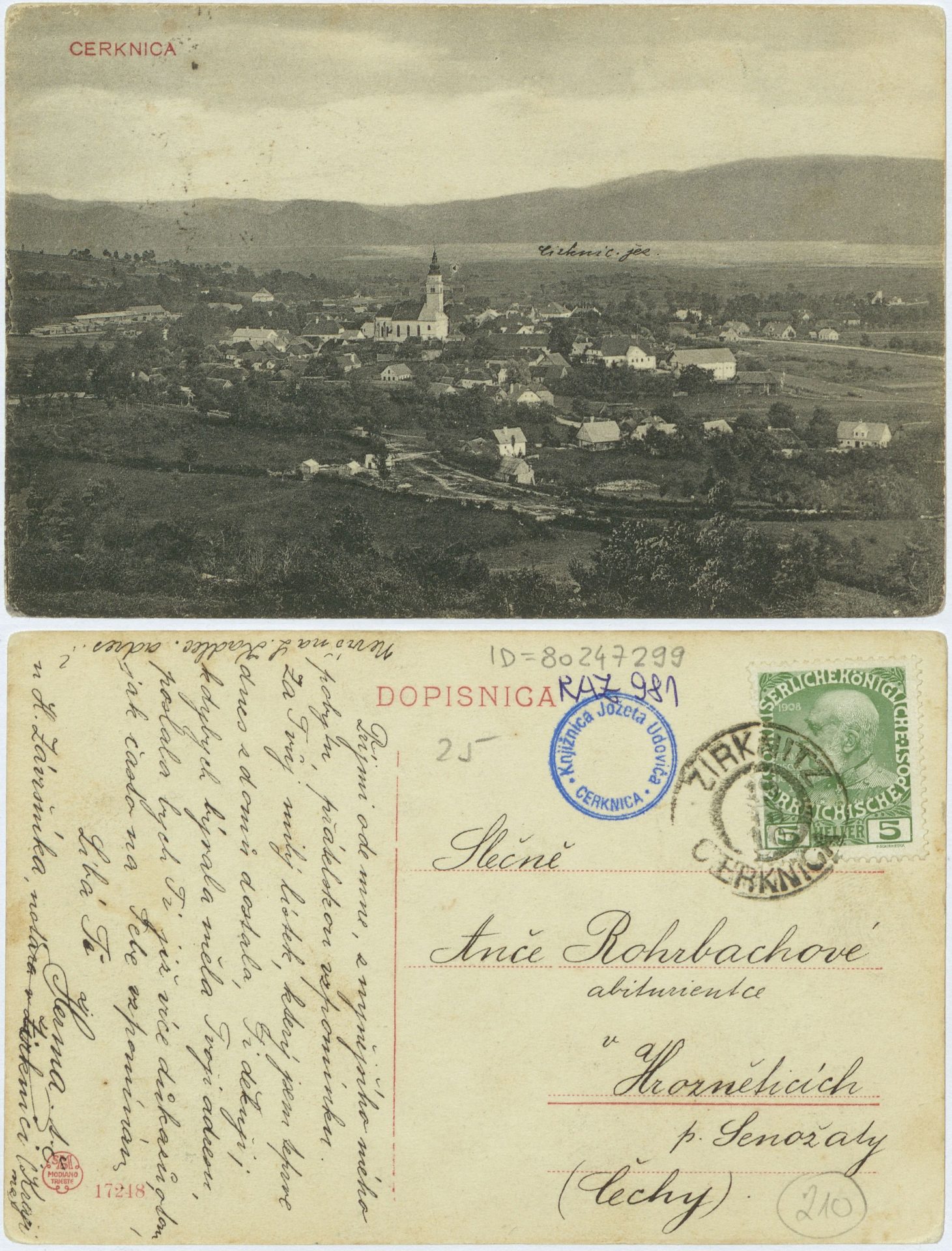 Cerknica 1910 1019 80247299 0981 - Cerknica
