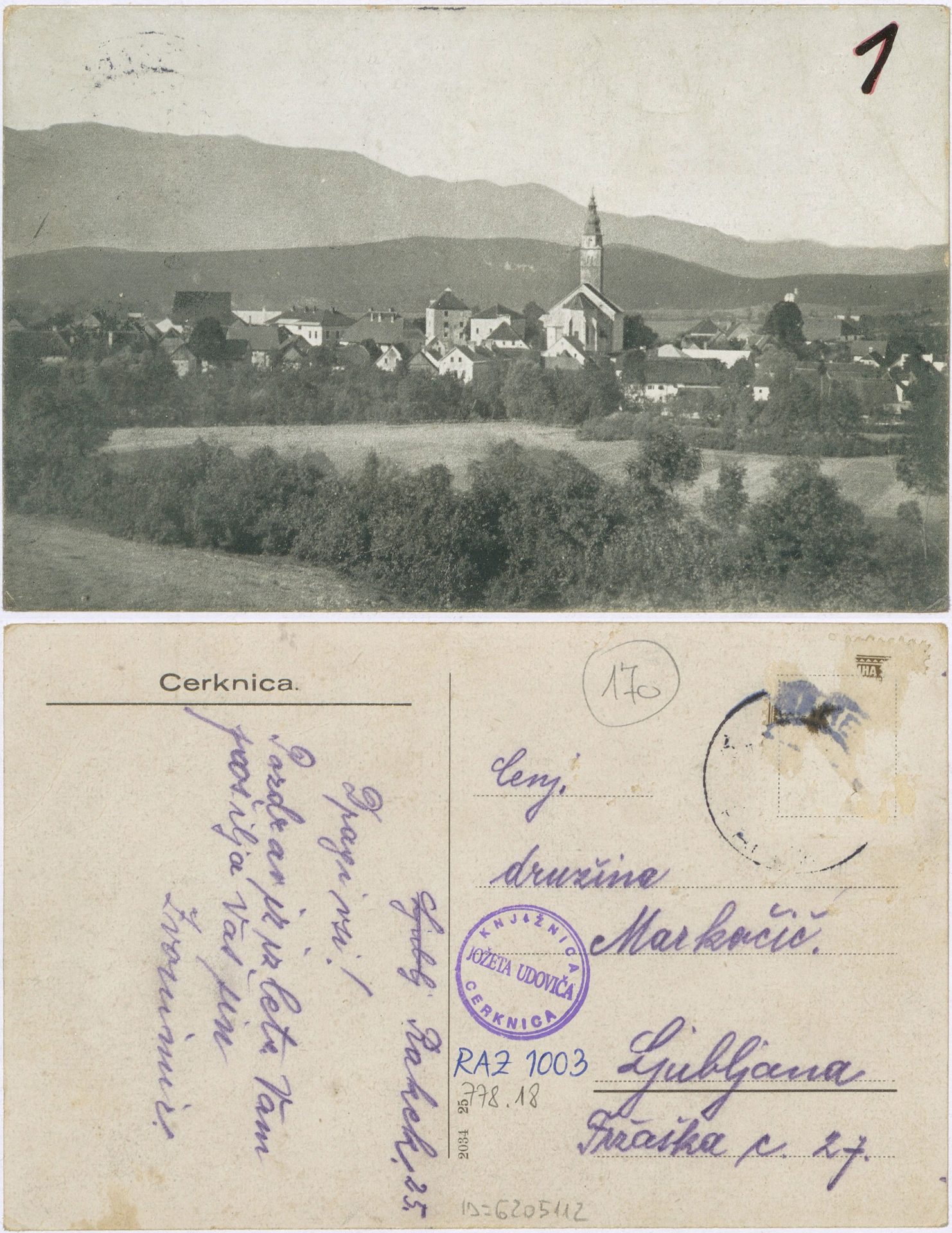 Cerknica 1928 6205112 1003 - Cerknica
