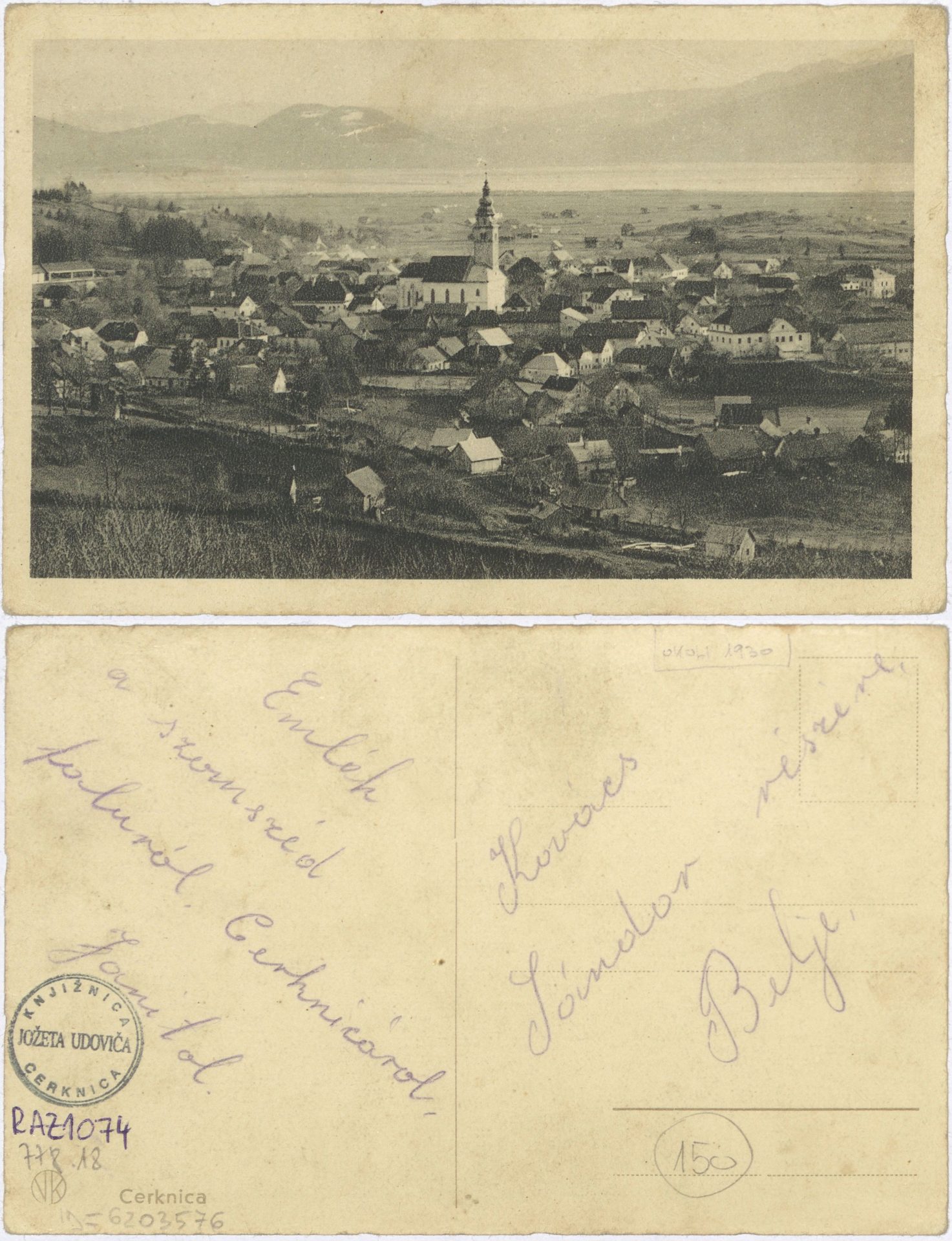 Cerknica 1930 1939 6203576 1074 - Cerknica